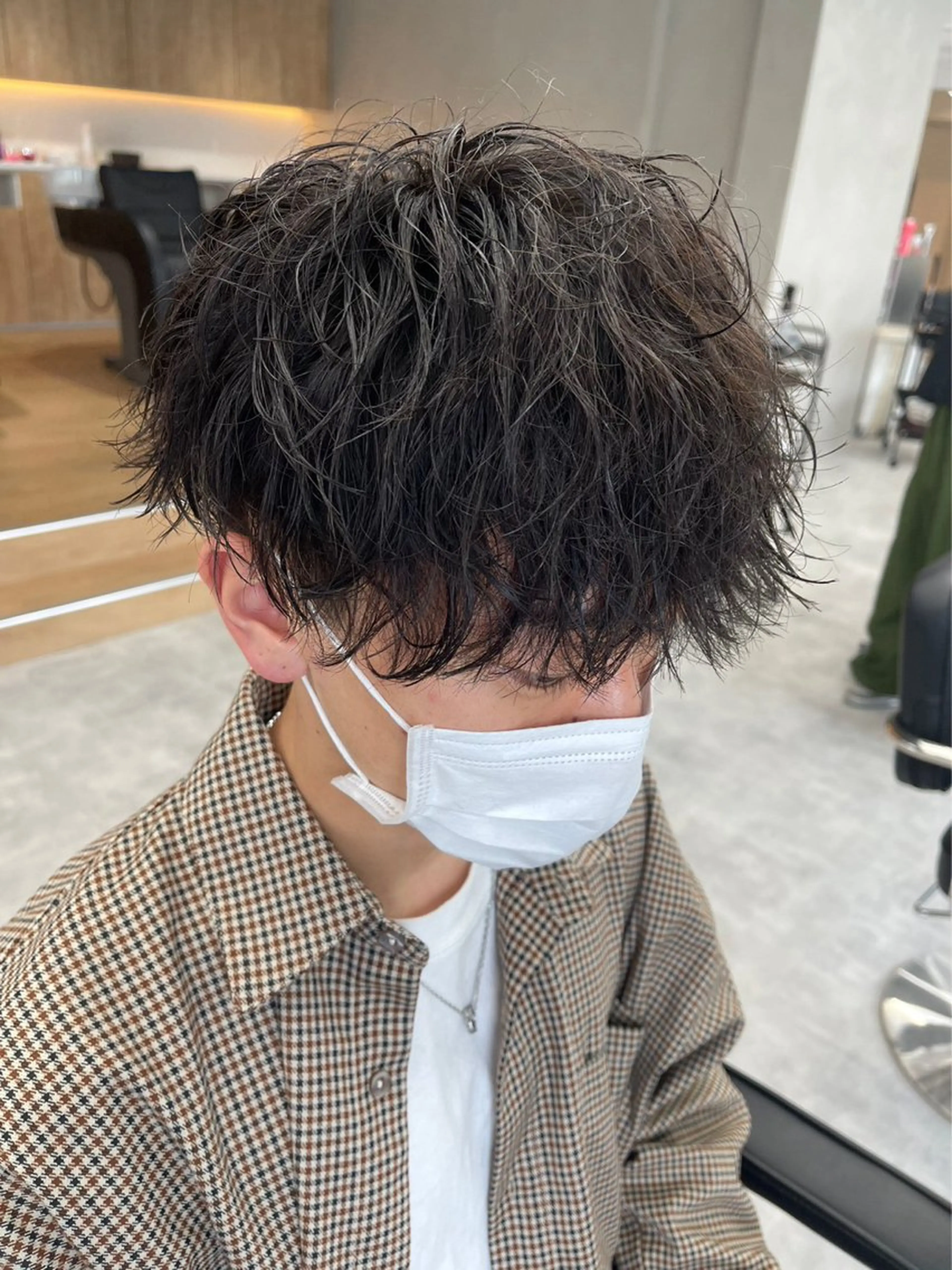 パーマ メンズ メンズパーマ/新潟/ 万代/高橋悠叶のヘアスタイル