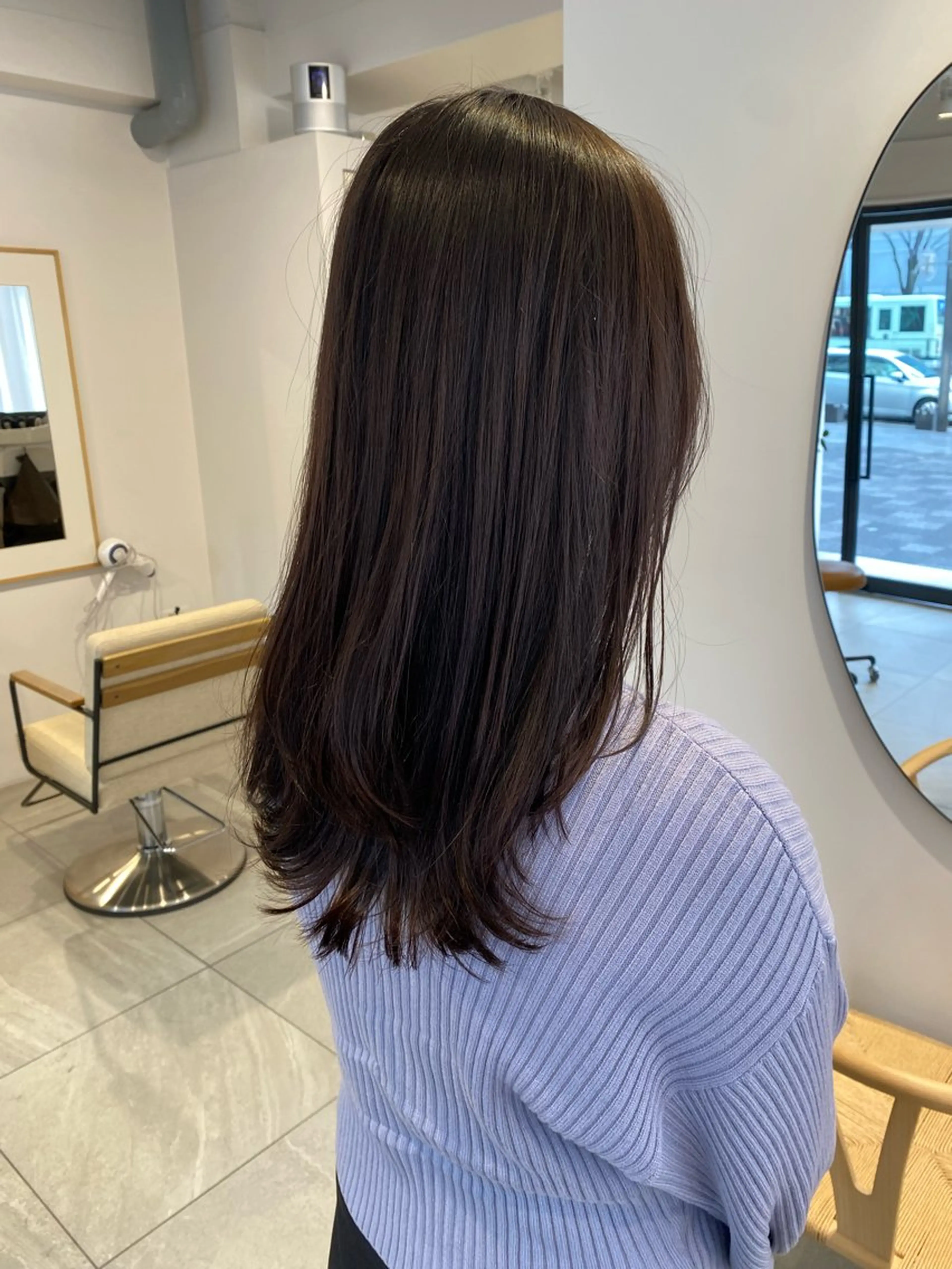 セミロング knock所属・knock　國友 華乃のヘアスタイル