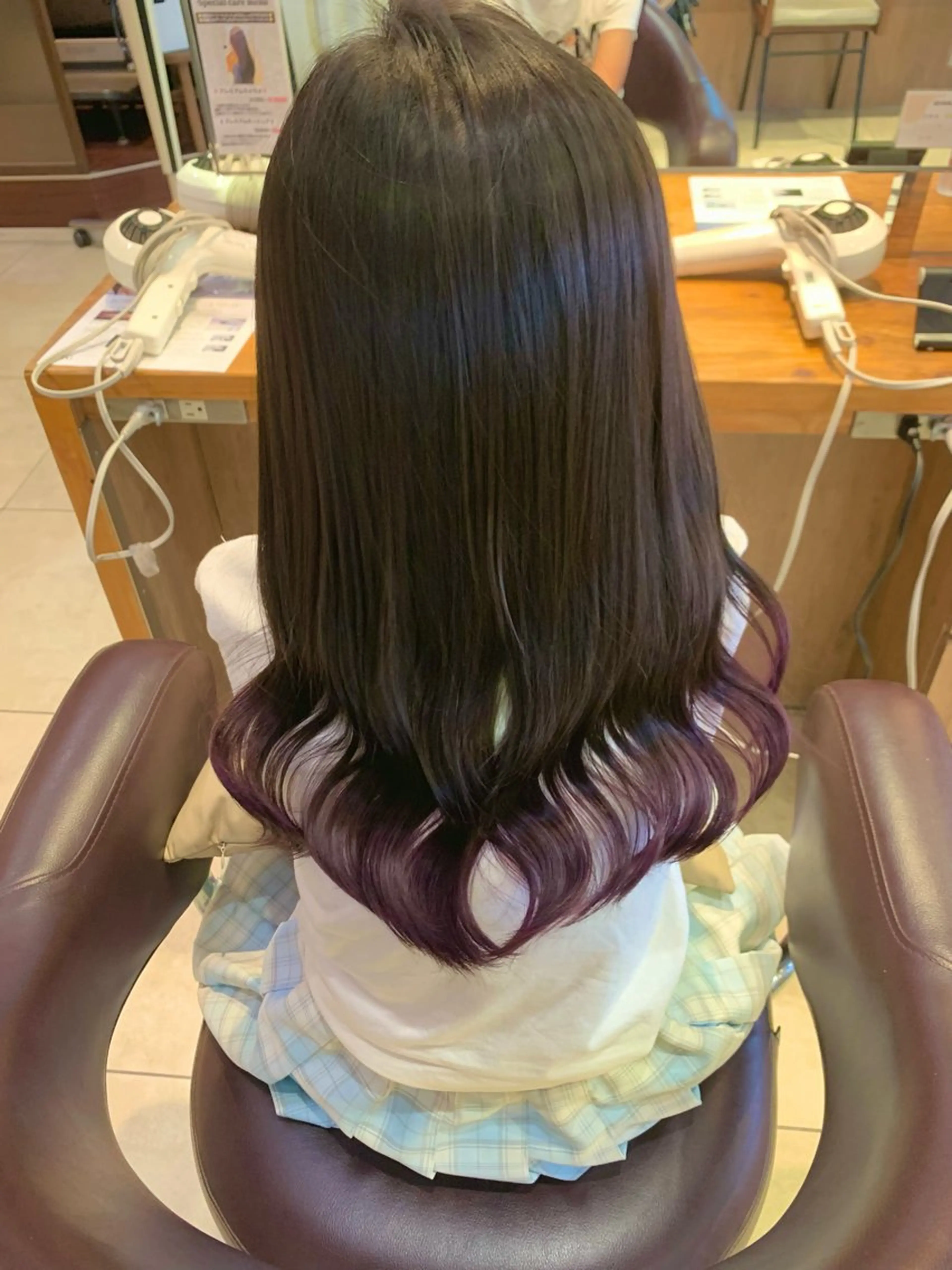 ロング カラー グラデーションカラー ヘアカラー 庄司 沙羅のヘアスタイル