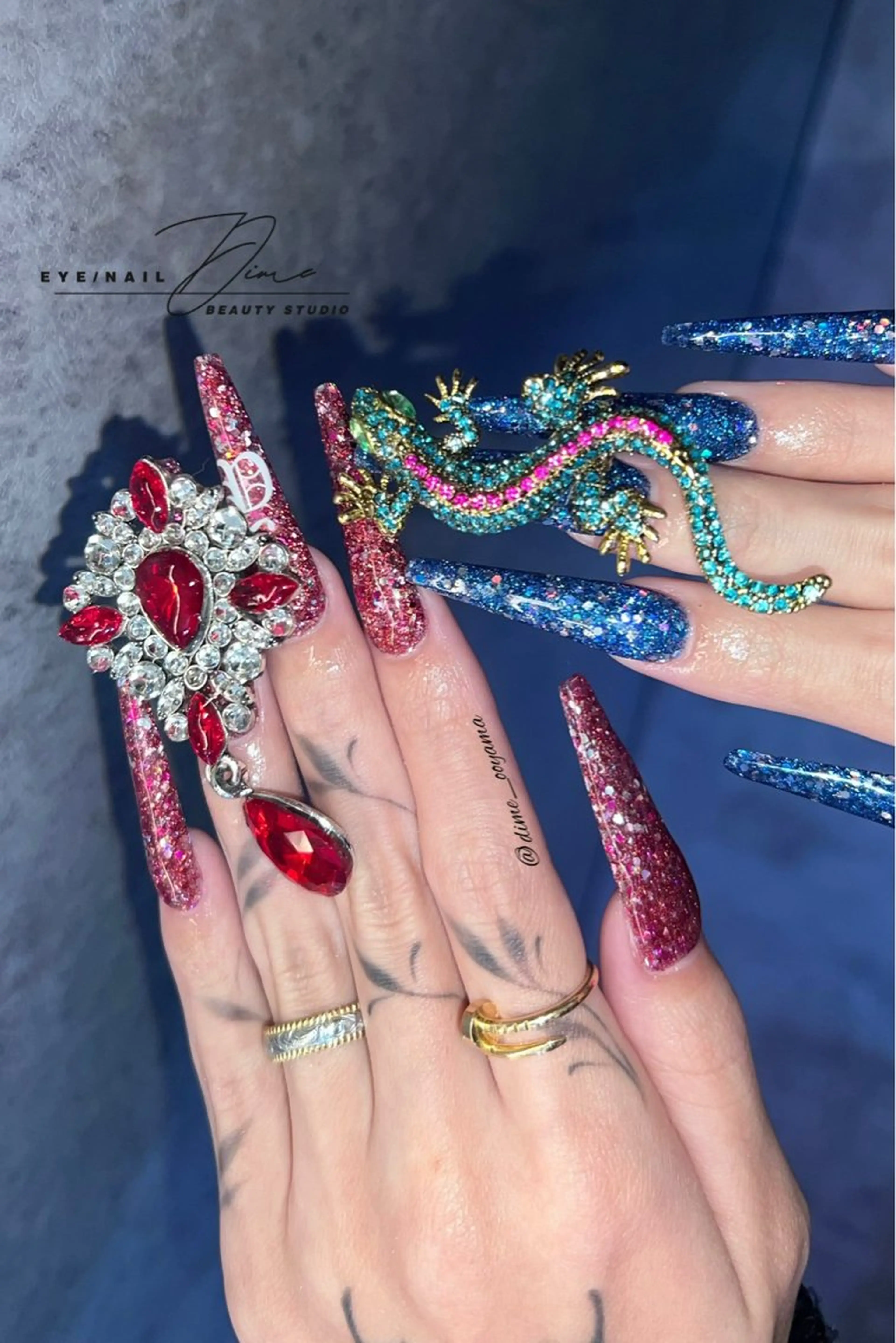 ネイル 持ち込み DIME OOYAMAのネイルデザイン