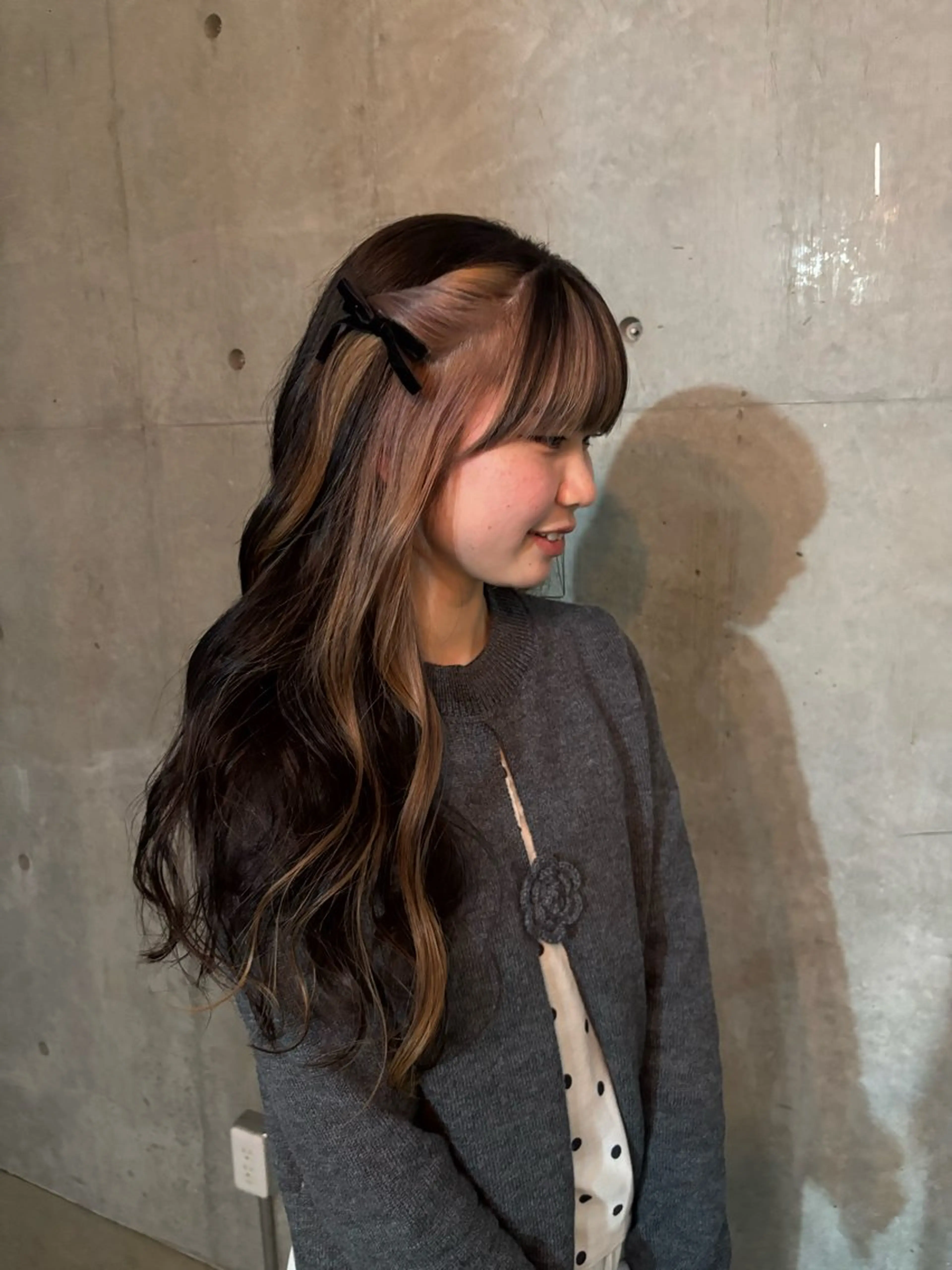 ロング 顔周りカット 池田 晴乃のヘアスタイル