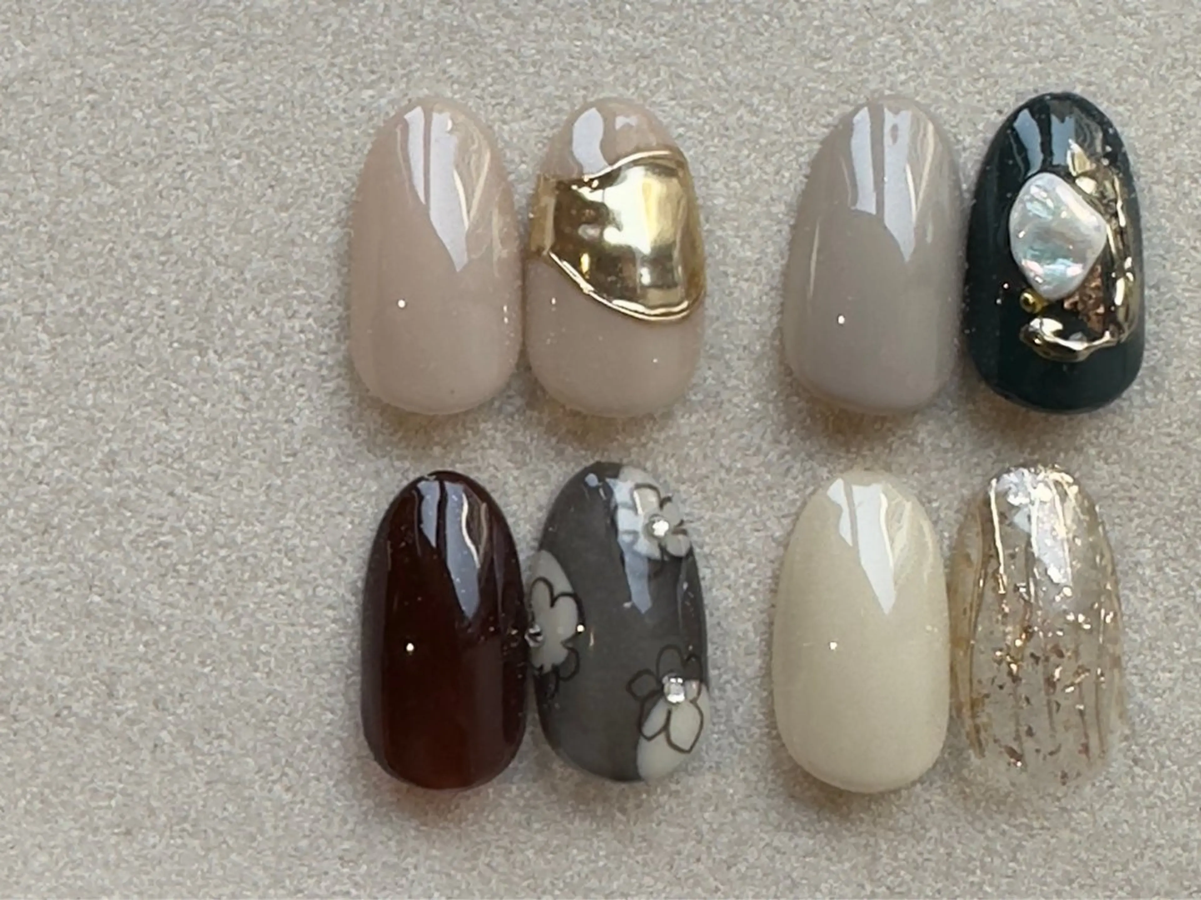 ネイル アートネイル 持ち込み ワンカラーネイル ハンドネイル etorca nailのネイルデザイン