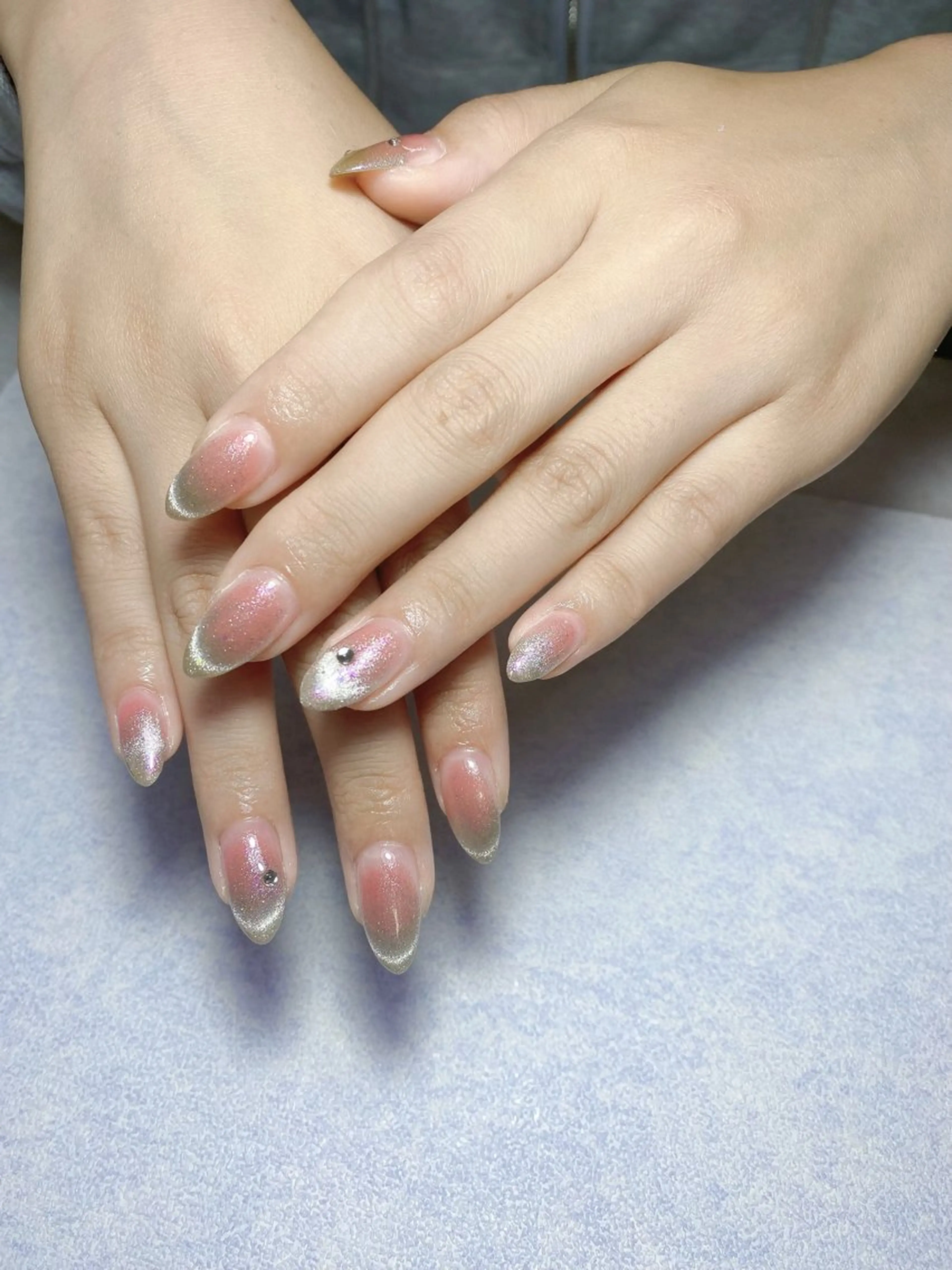 ネイル アートネイル フレンチネイル ジェルネイル グラデーション 韓国ネイル Nail Salon kihi大塚店のネイルデザイン