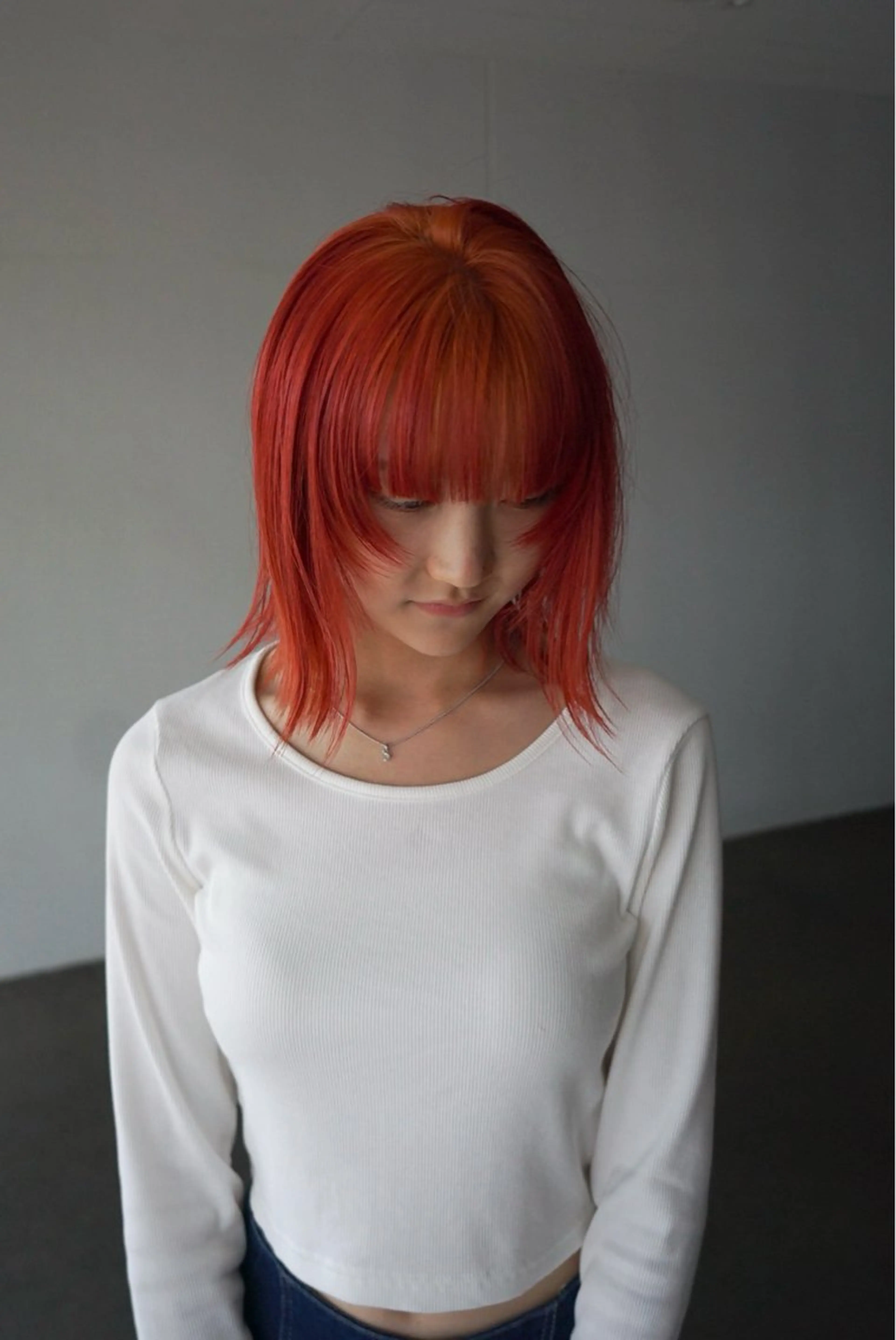 ミディアム カラー ブリーチ ケアブリーチ ハイトーンカラー 産休中です 艶カラー♡オカのヘアスタイル