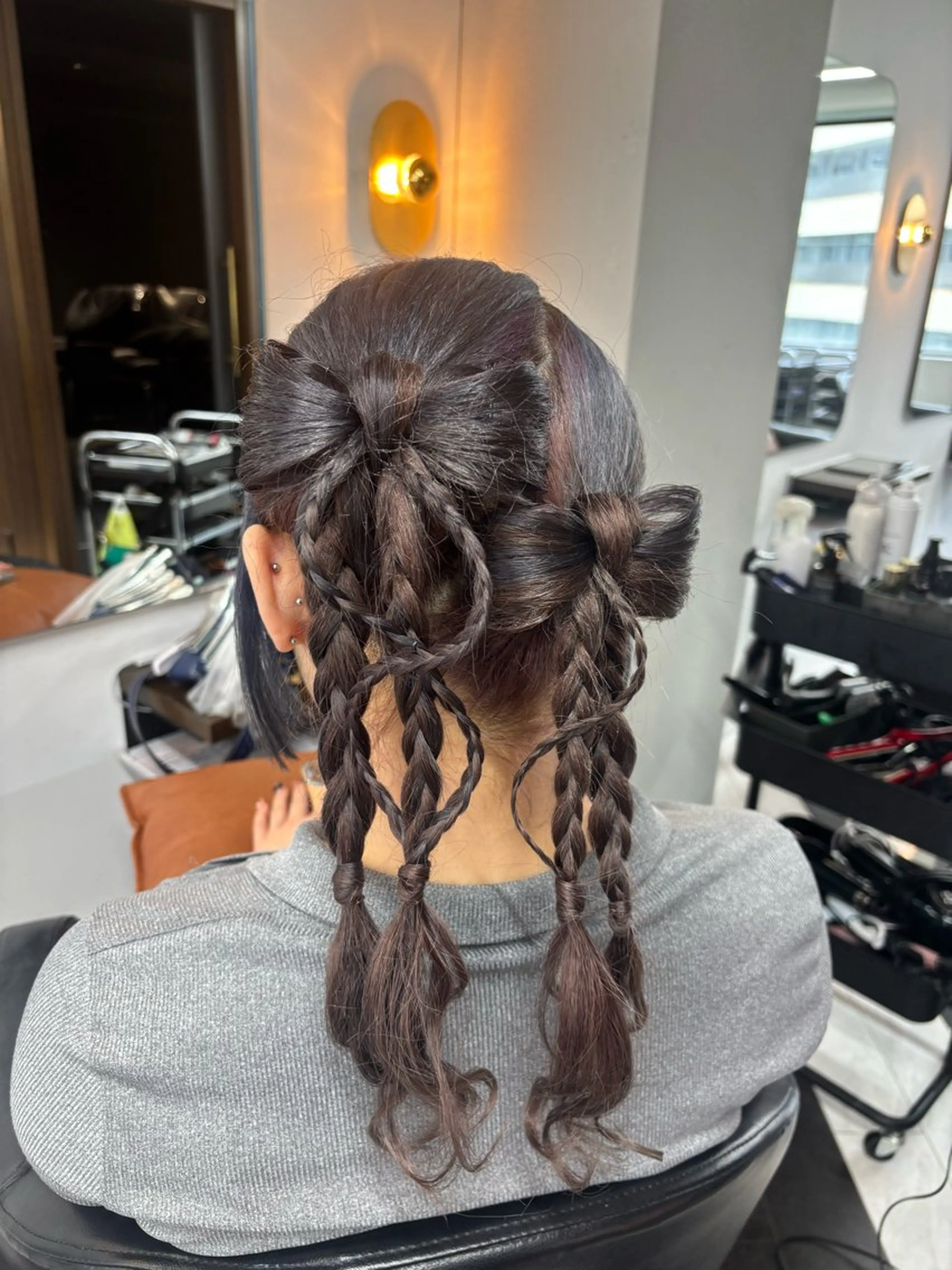 ヘアアレンジ 髪飾り 🦄艶髪育毛🌟毛髪 診断/セット/駒井のヘアスタイル