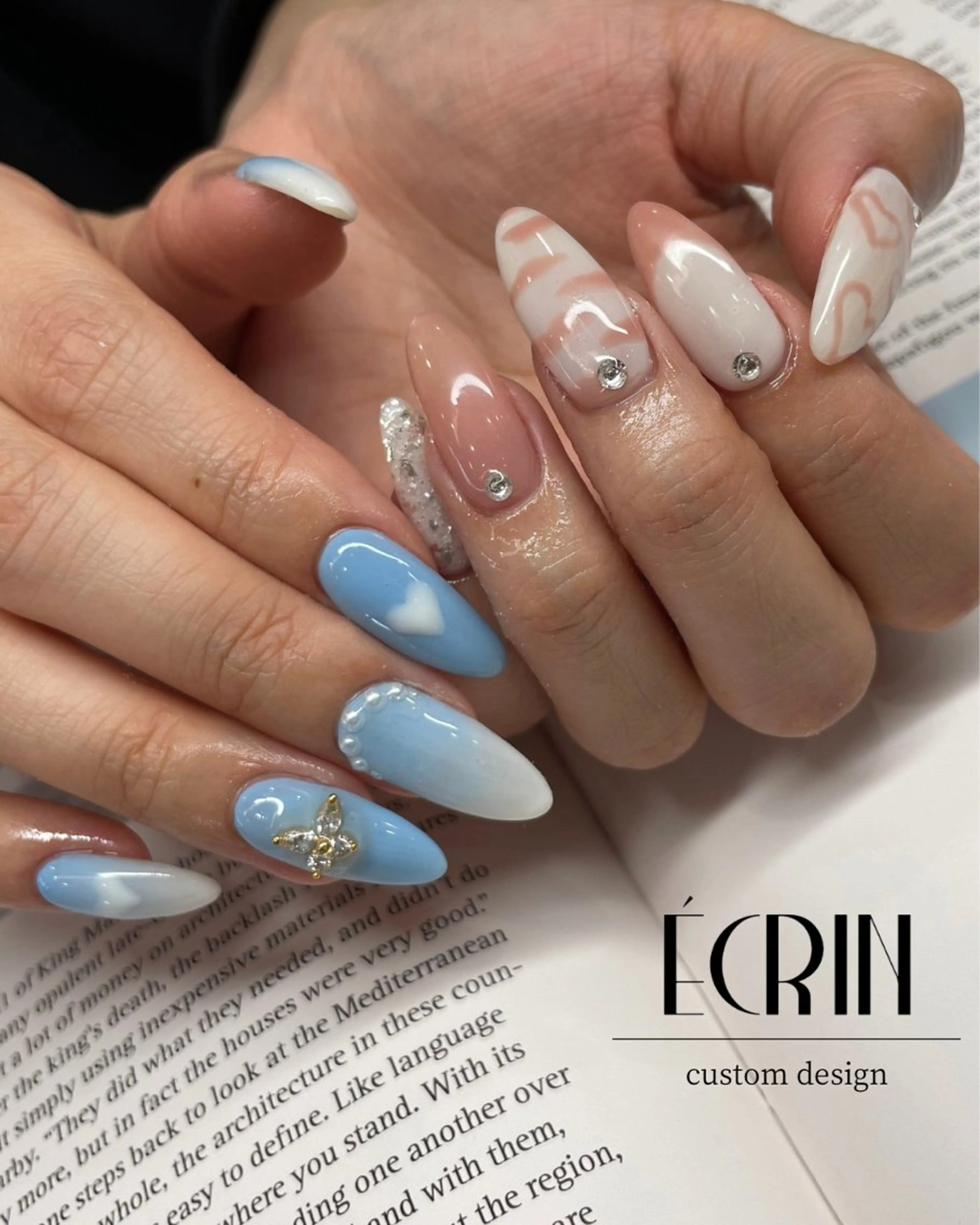 ロング écrin所属・kouno megumiのネイルデザイン