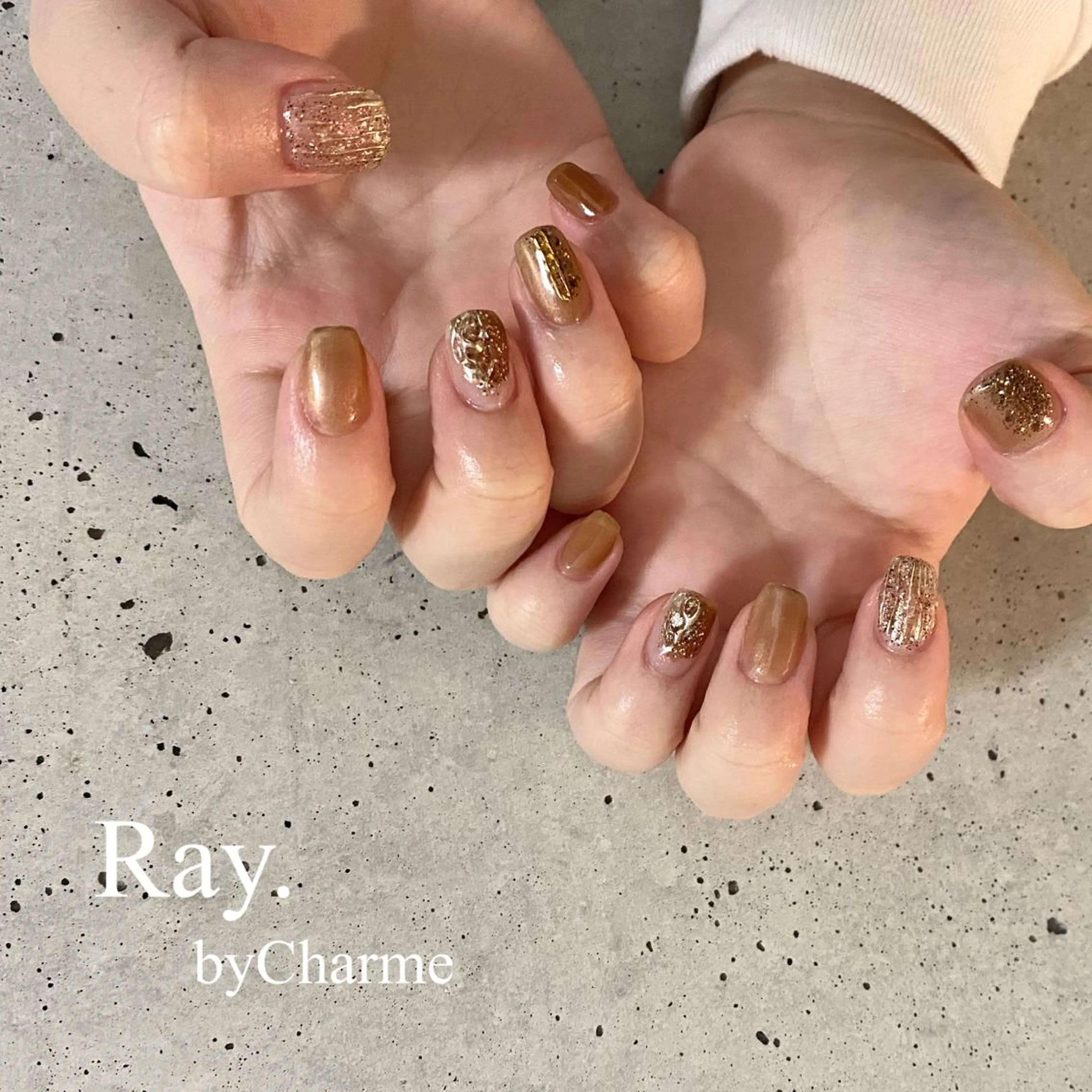 ネイル Ray. /綺麗目ニュアンスのネイルデザイン