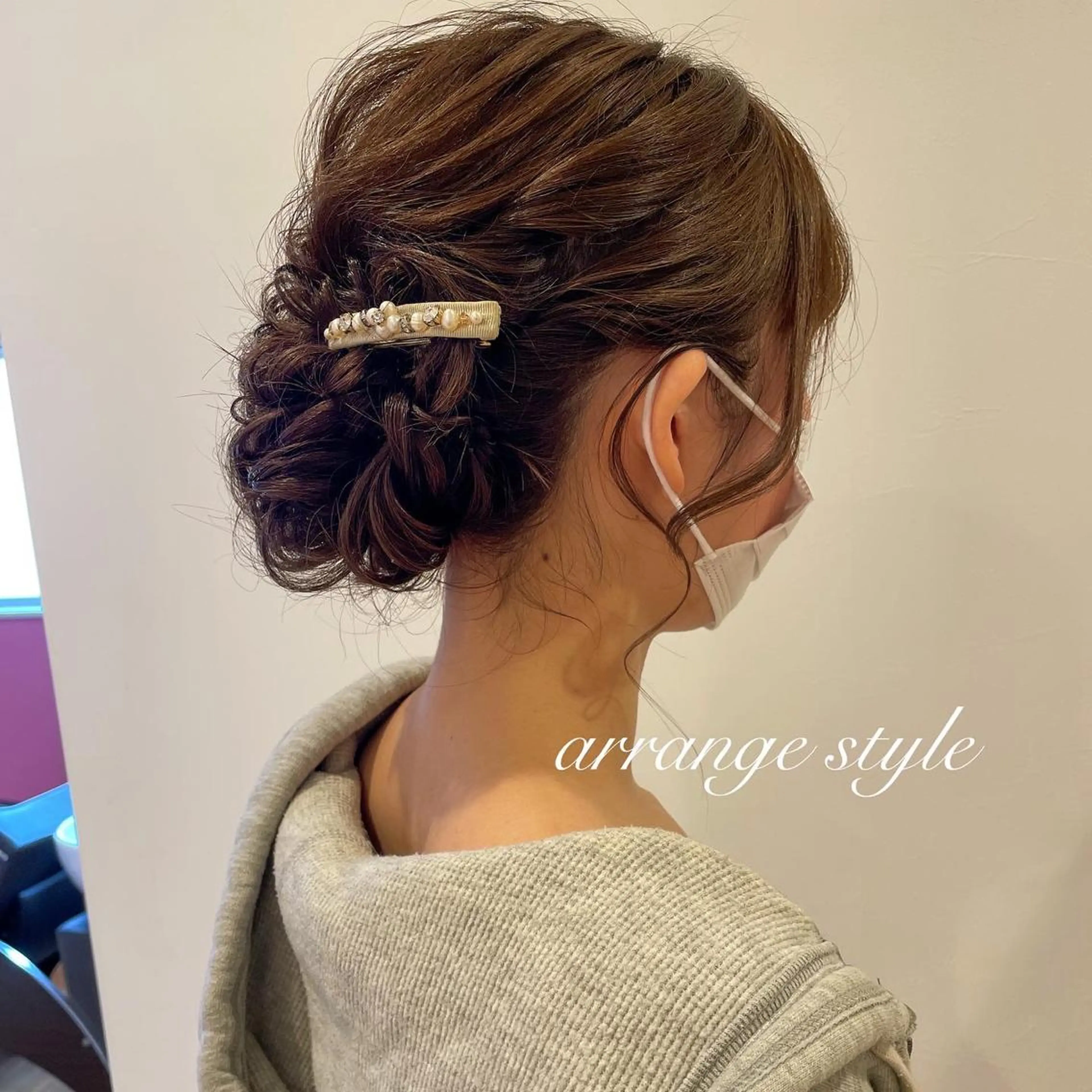 ヘアアレンジ 結婚式・ブライダル ヘアセット 北九州美容室 🕊️わかな✂︎のヘアスタイル