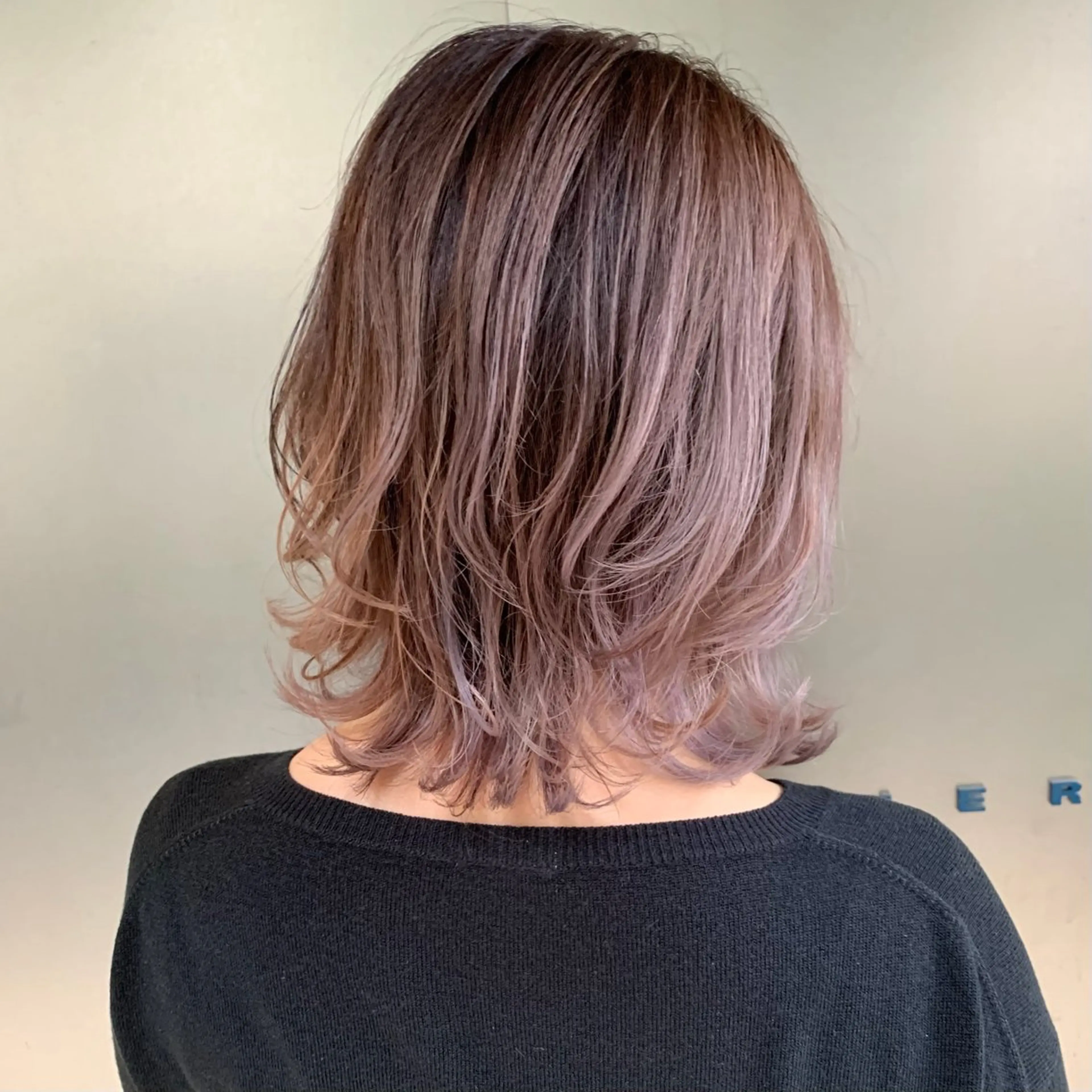 カット+カラー+トリートメント=撮影モデルの写真