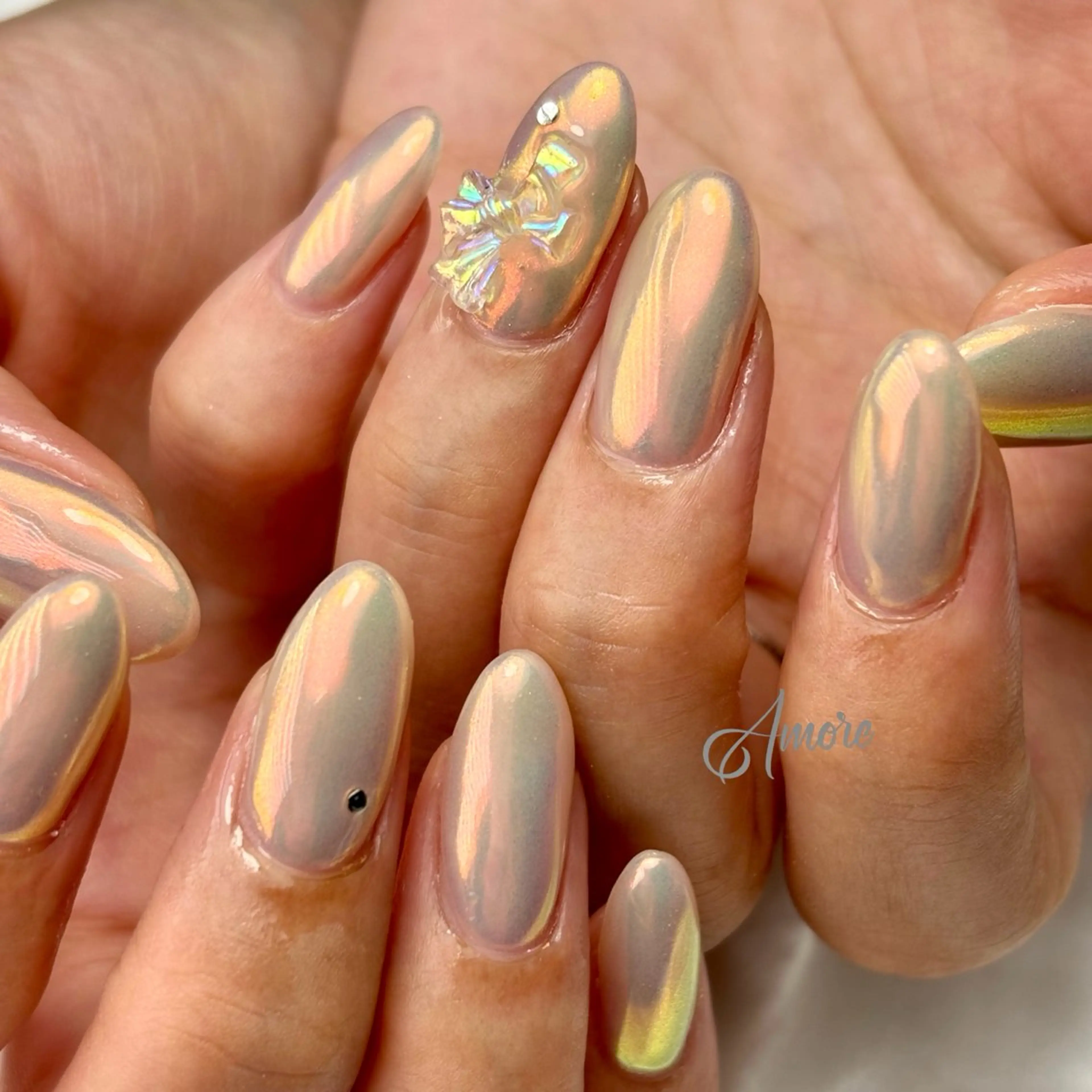 ネイル ジェルネイル キラキラネイル 韓国ネイル マグネットネイル パラジェル You kyehwaのネイルデザイン