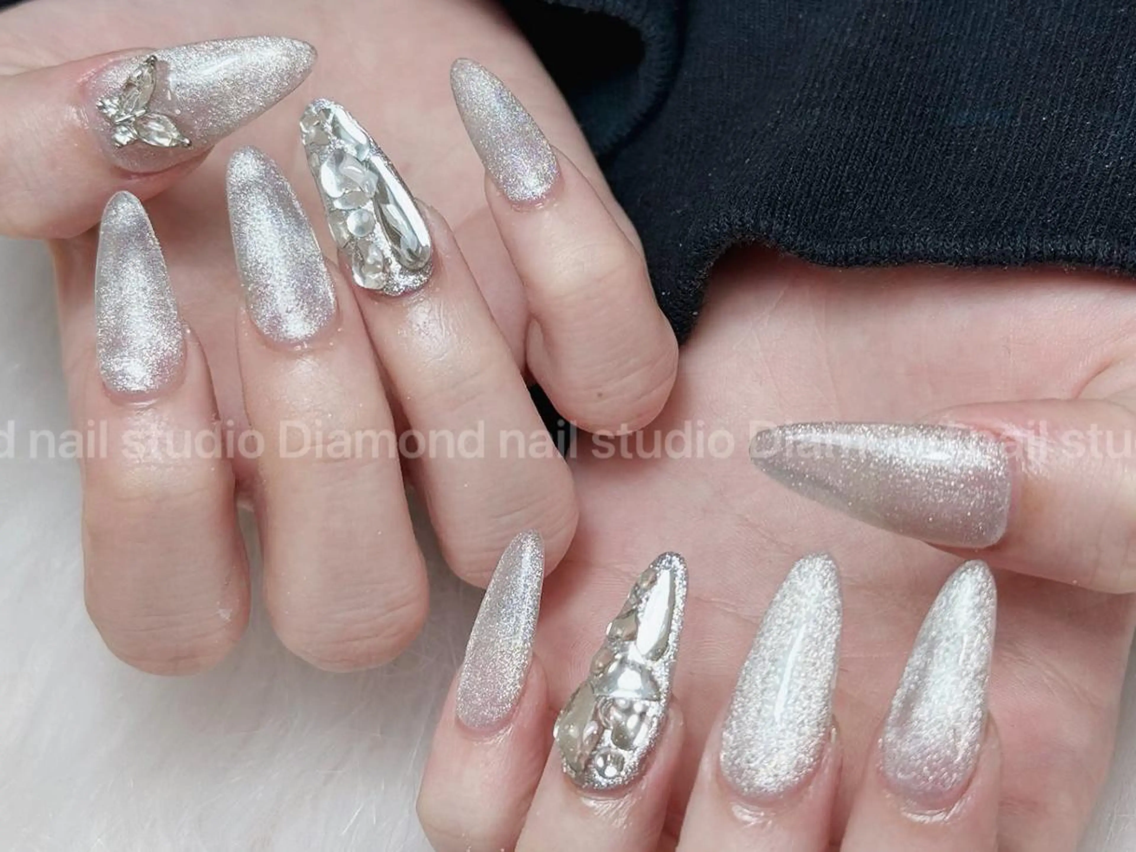 ネイル ハンドネイル DIAMOND Nail🍒のネイルデザイン