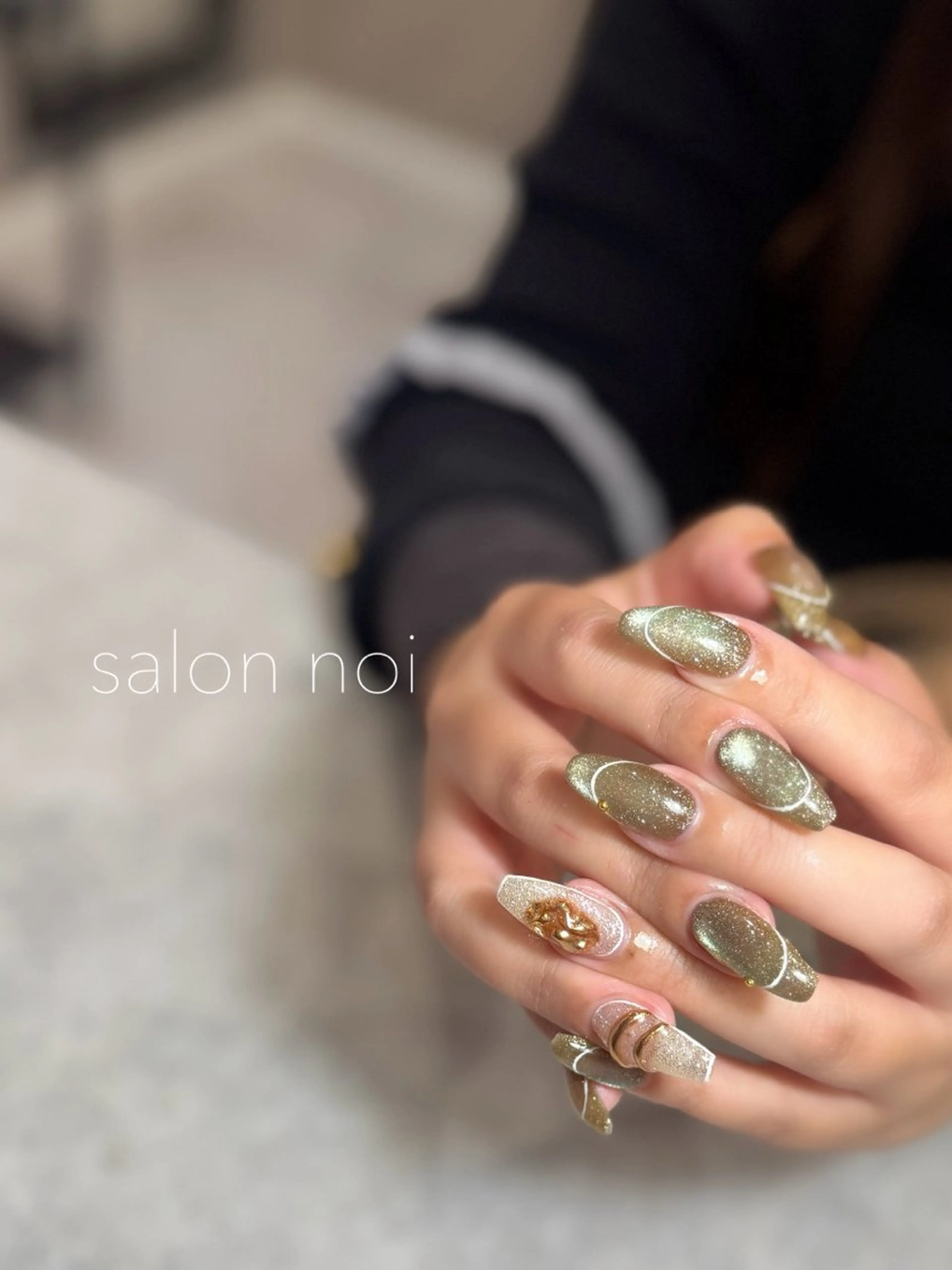 ネイル マグネットネイル ハンドネイル salon noi所属・salon noiのネイルデザイン