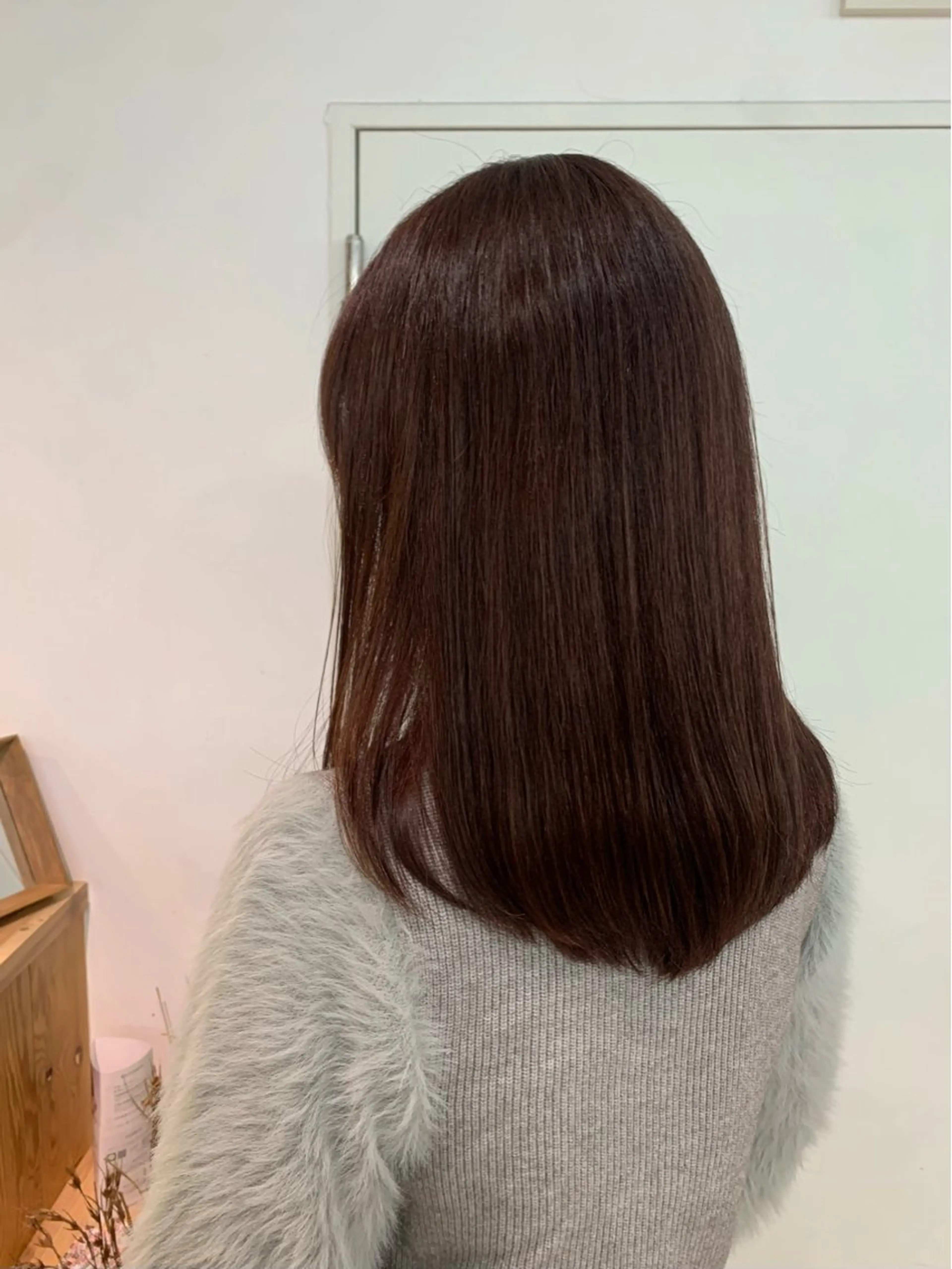 ミディアム トリートメント 室谷 ゆりあのヘアスタイル