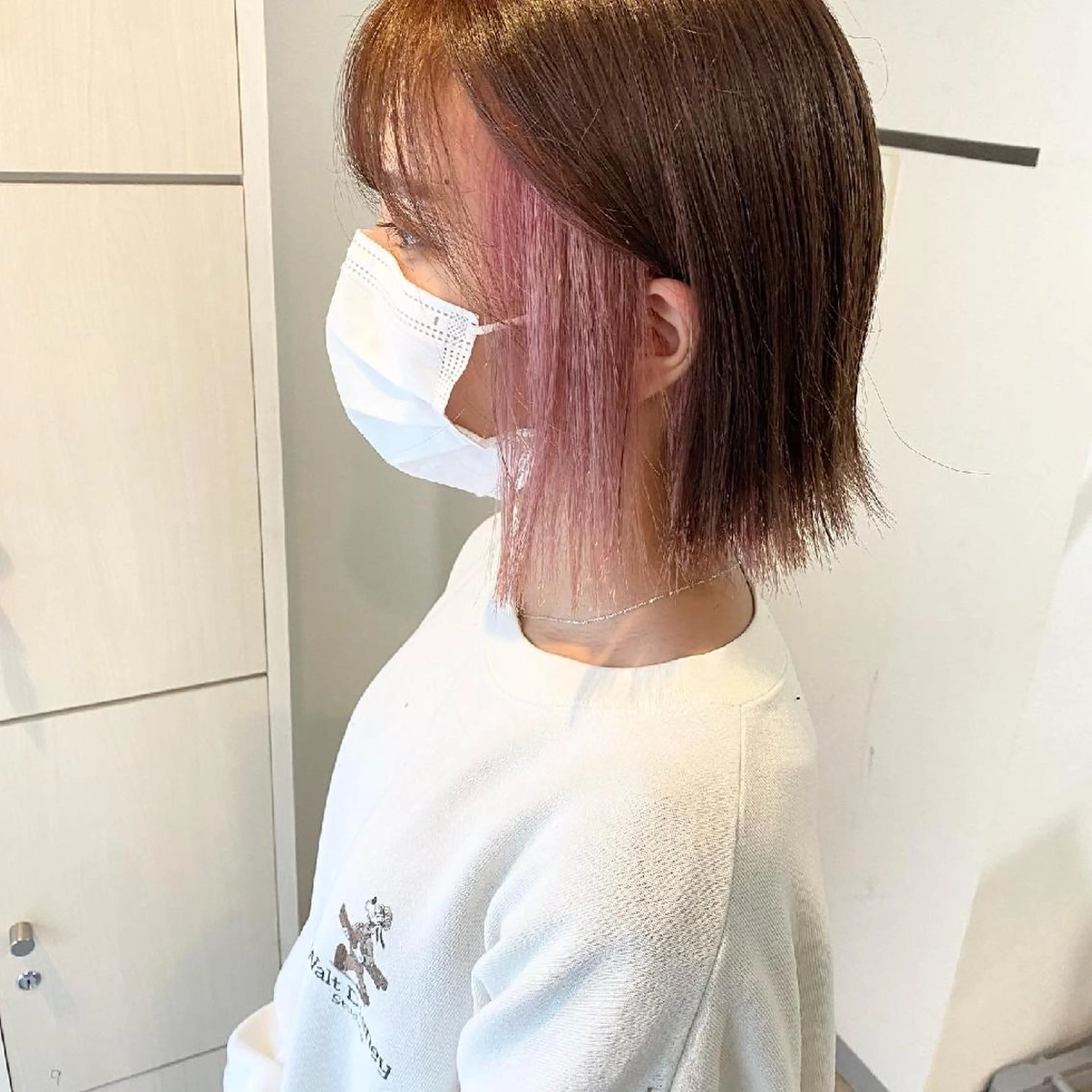 ショート カラー ノミネーション大宮所属・TOSHIKI/ ハイトーン/髪質改善のヘアスタイル