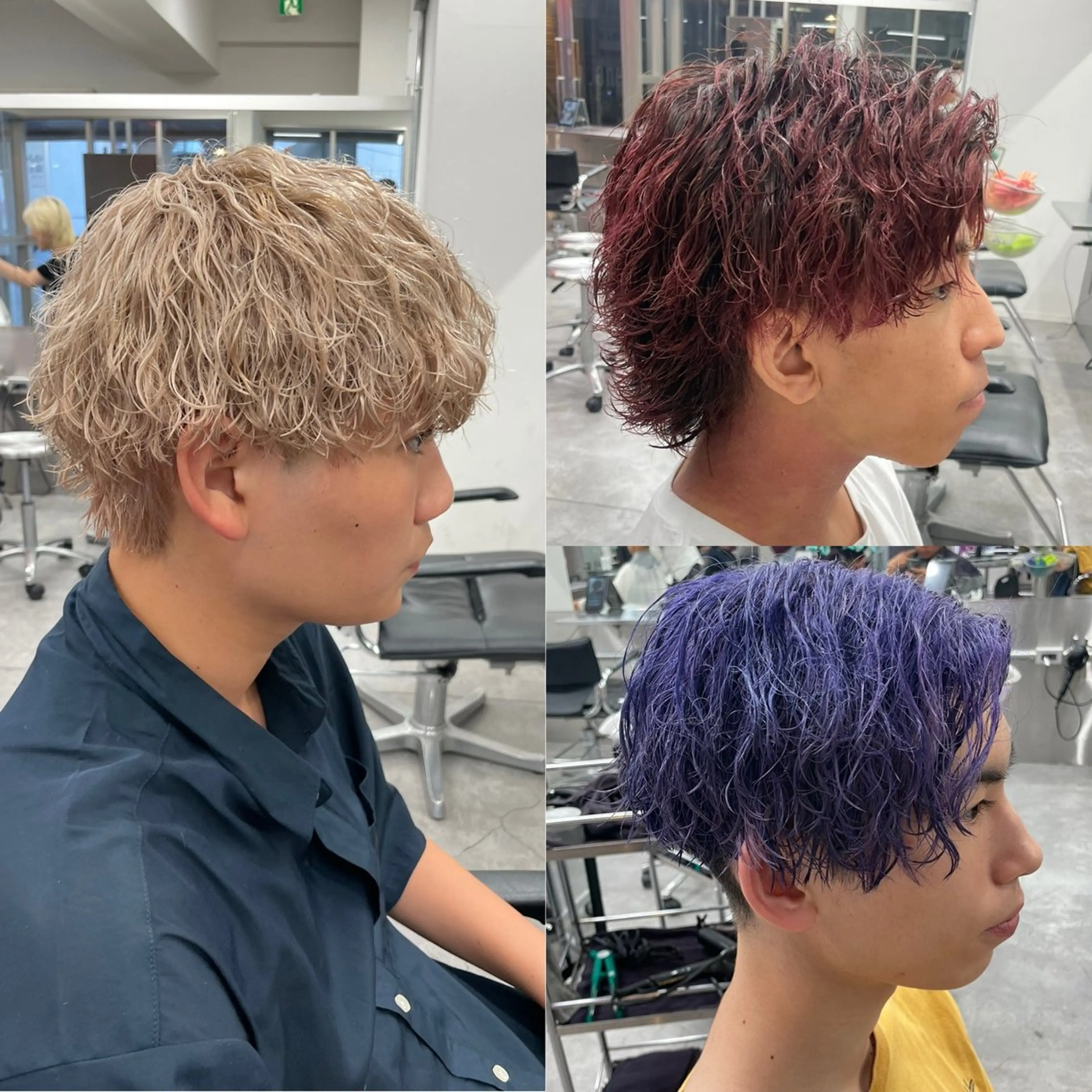 カラー パーマ メンズ カット ヘアカラー パーマ 町田エリアＮｏ．１/ パーマ特化/太田京希のヘアスタイル