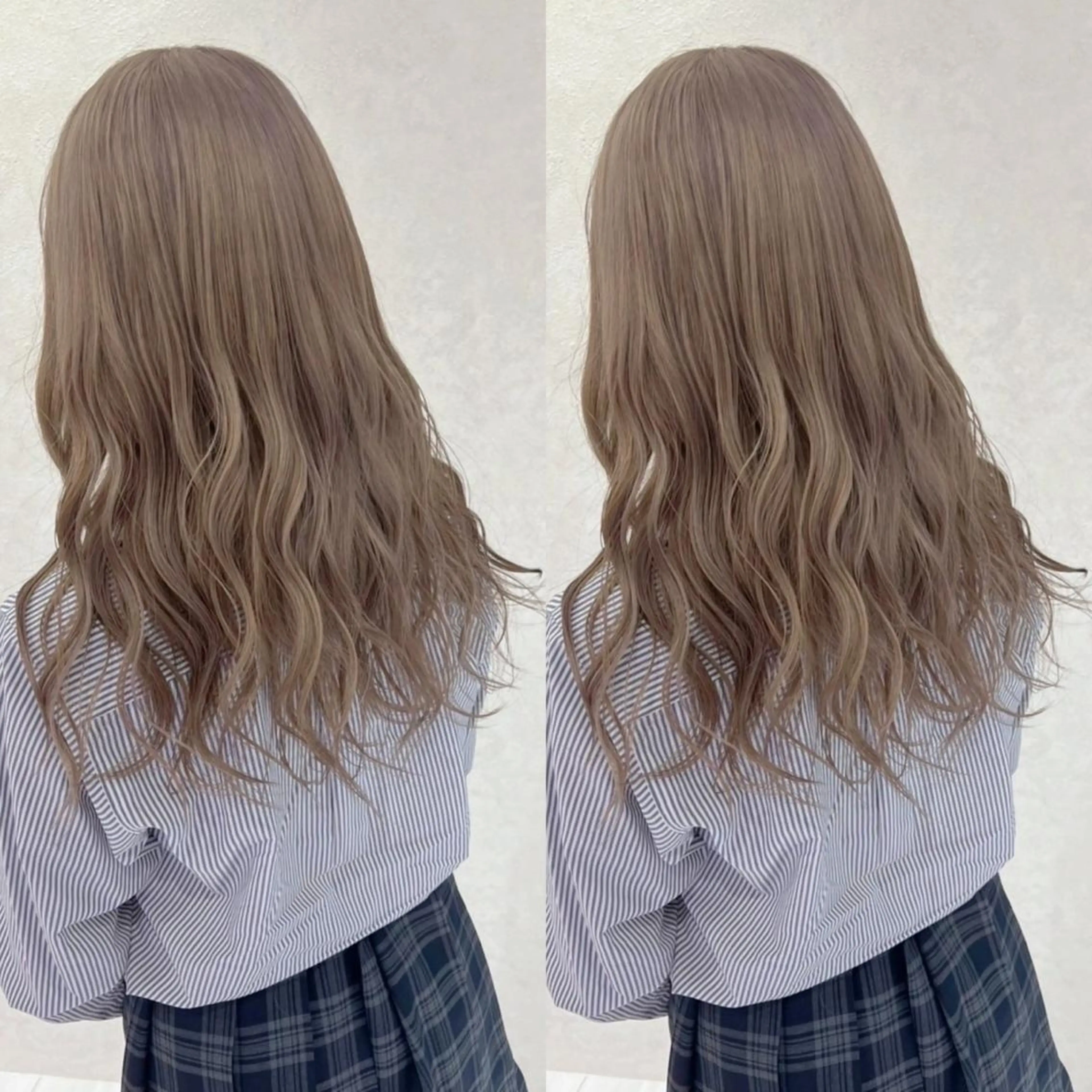 カラー ベージュカラー ミルクティーベージュ earth甲府昭和店 東　允のヘアスタイル