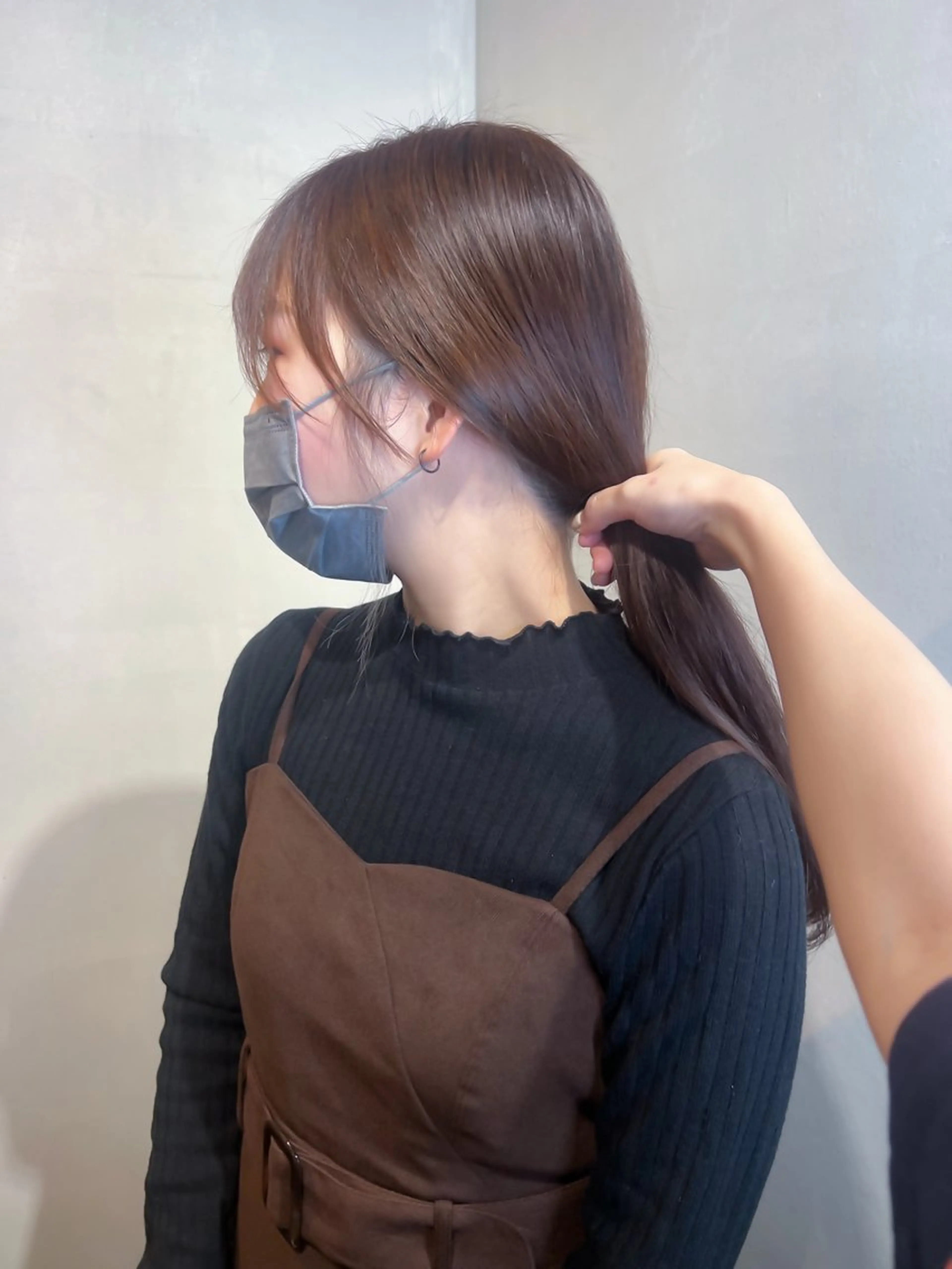 セミロング カラー ヘアカラー Aya/四条烏丸/ インナーカラーのヘアスタイル