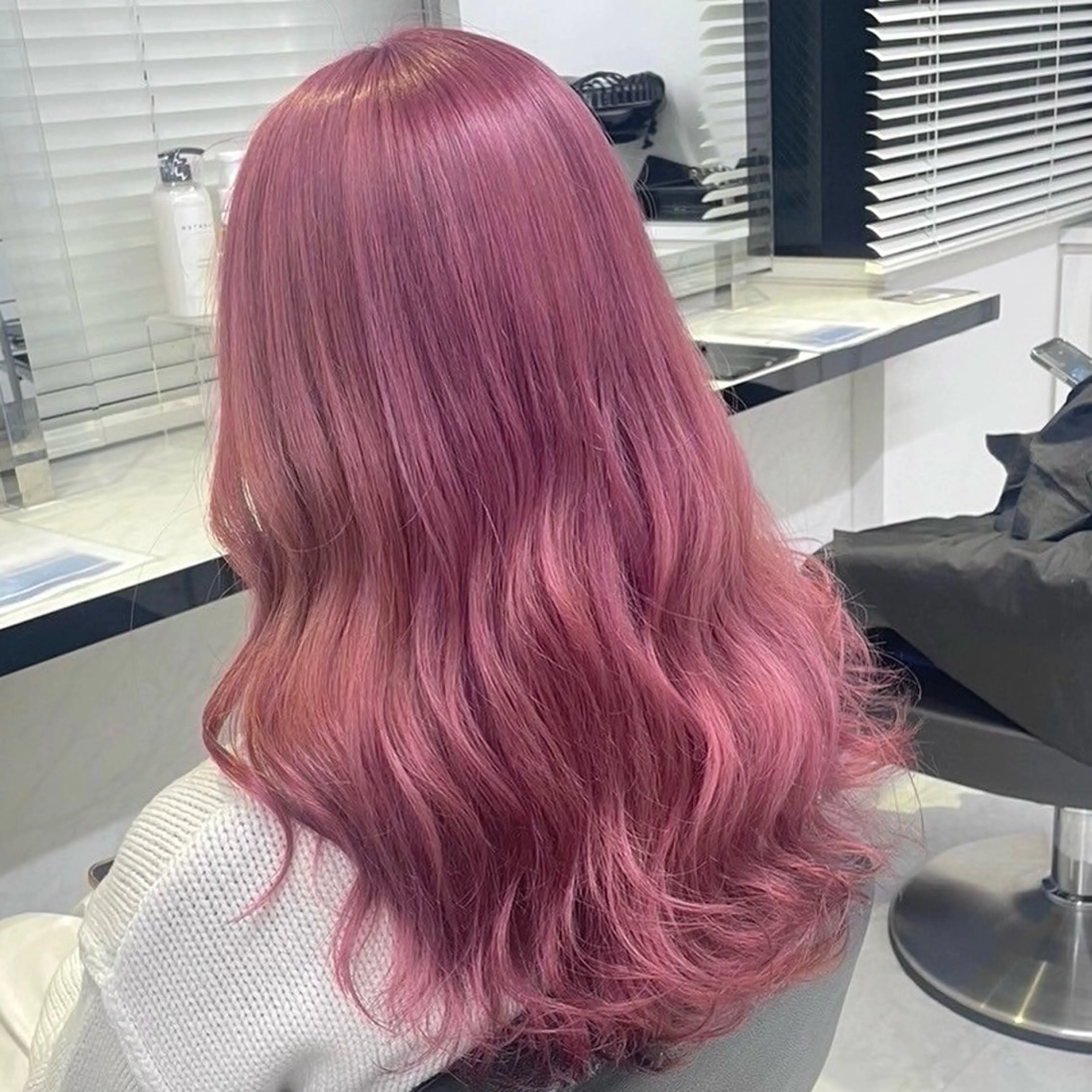 ミディアム カラー 🎀🧁ダメージレス 艶髪カラー🧁🎀のヘアスタイル