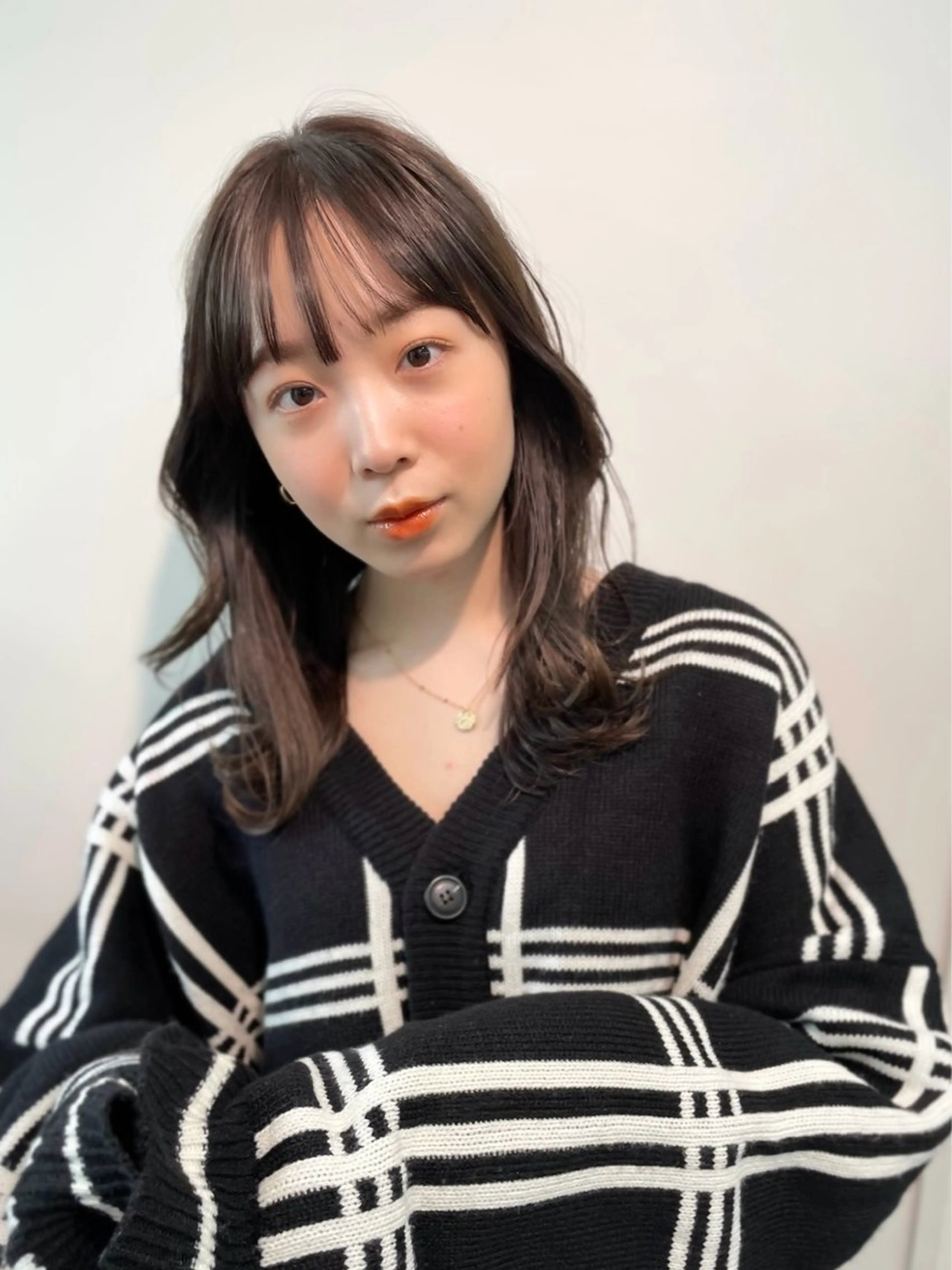 ミディアム くびれヘア ❤️ショートカット ・顔周りカット❤️のヘアスタイル