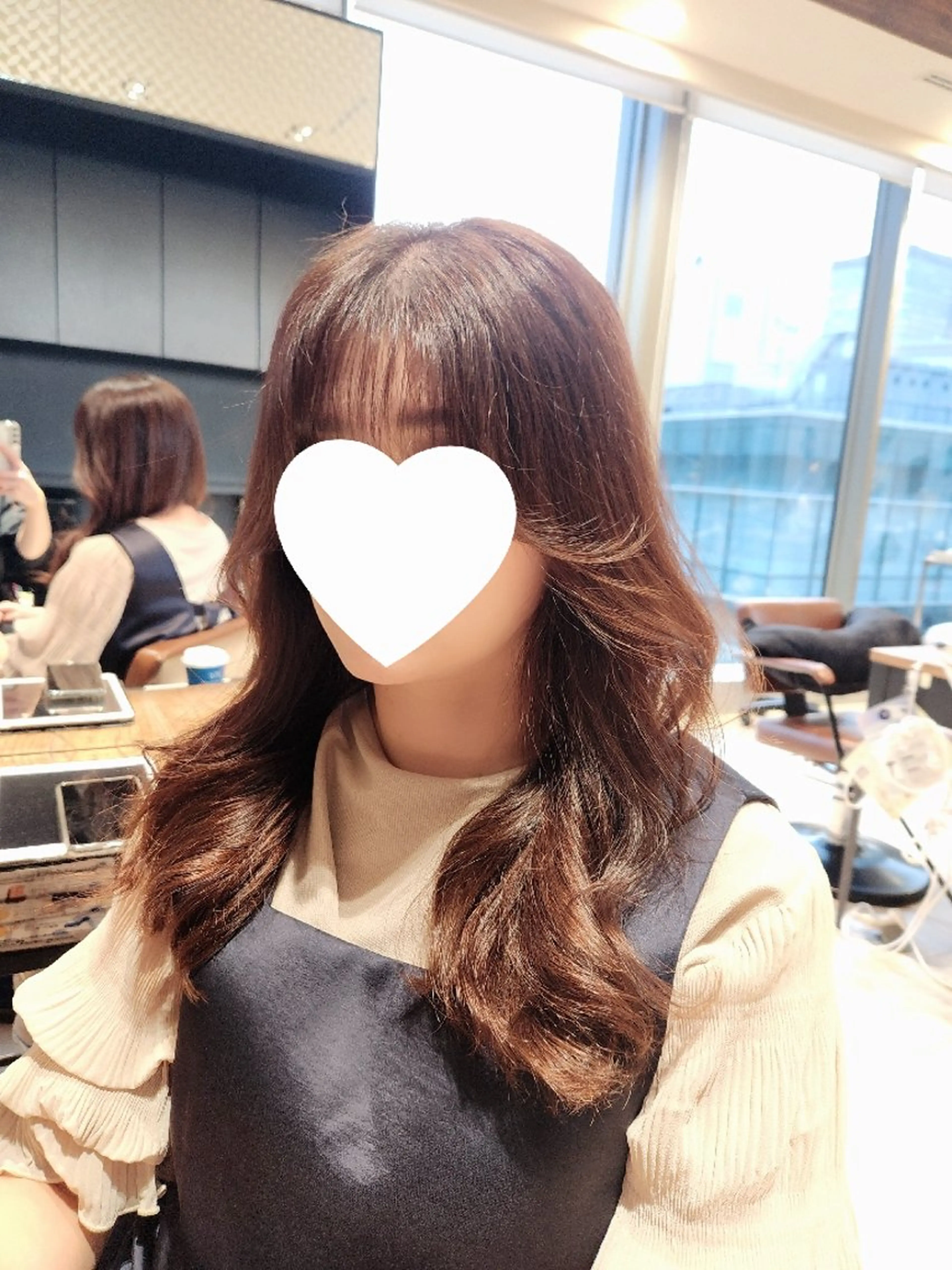 パーマ Nanako。/韓国 ヘア/顔周りカットのヘアスタイル