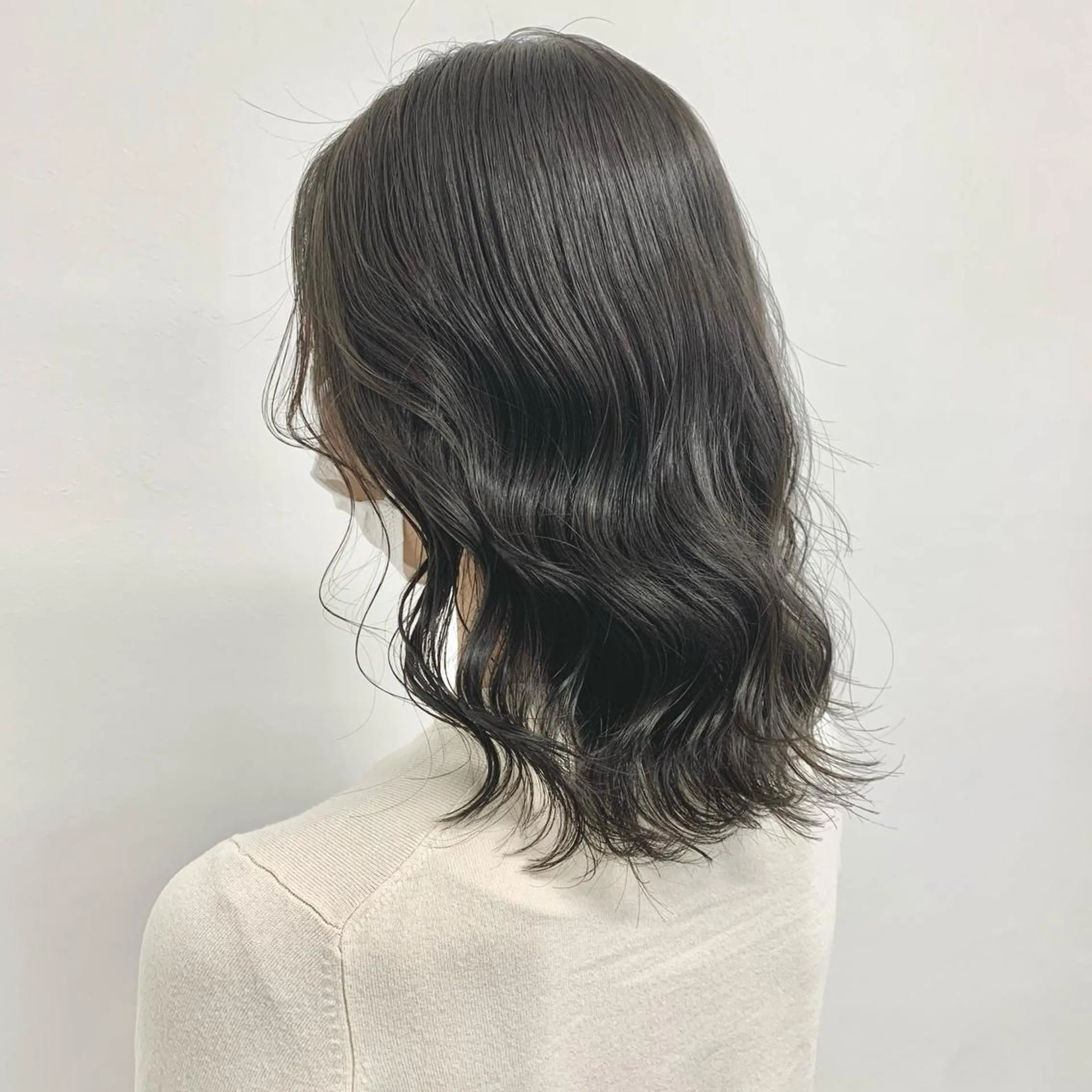 ミディアム カラー 🔵暗髪　特化🔵 梅田・増田のヘアスタイル