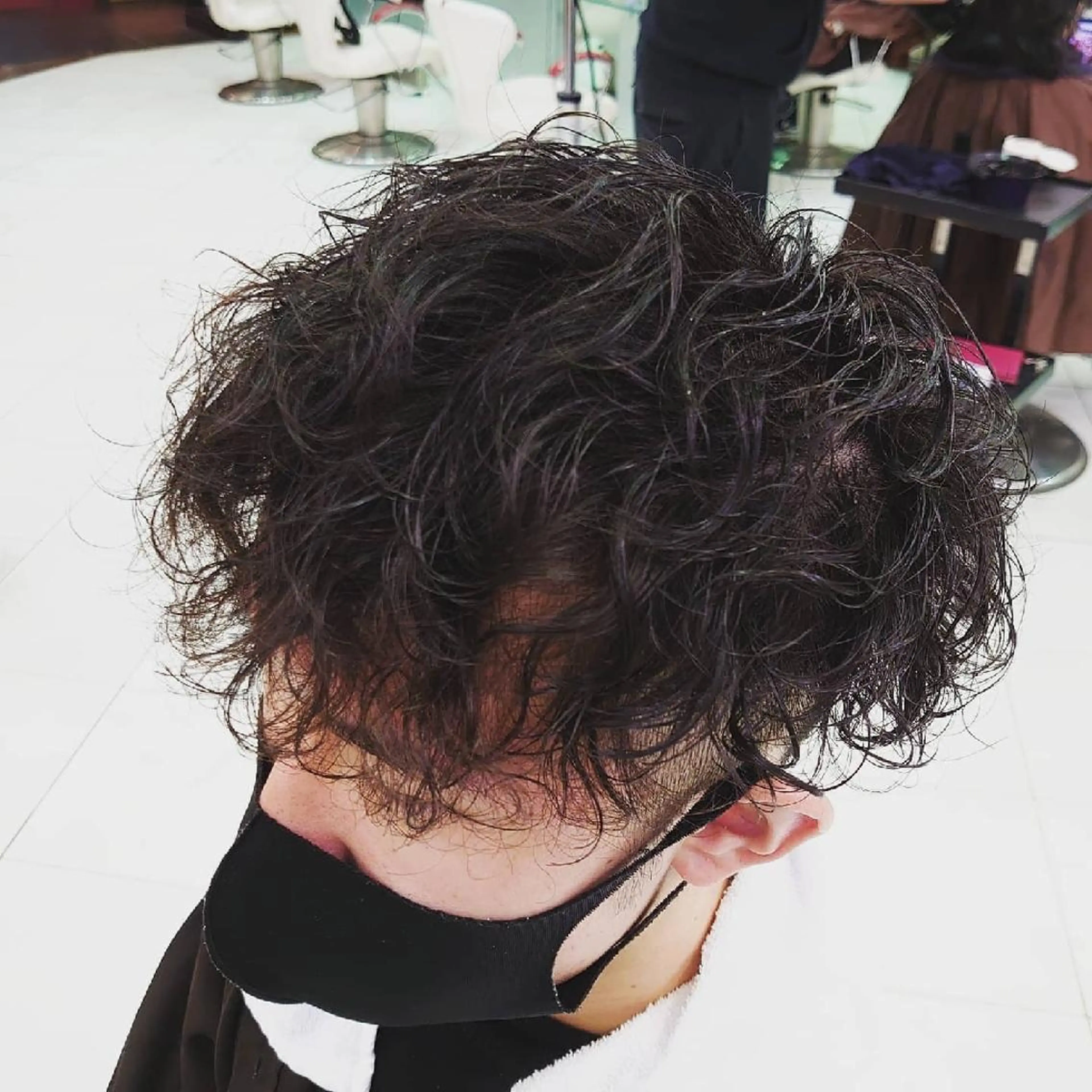 ショート パーマ メンズ 刈り上げ 🐺デザインウルフ / 一ノ瀬 凌🐺のヘアスタイル