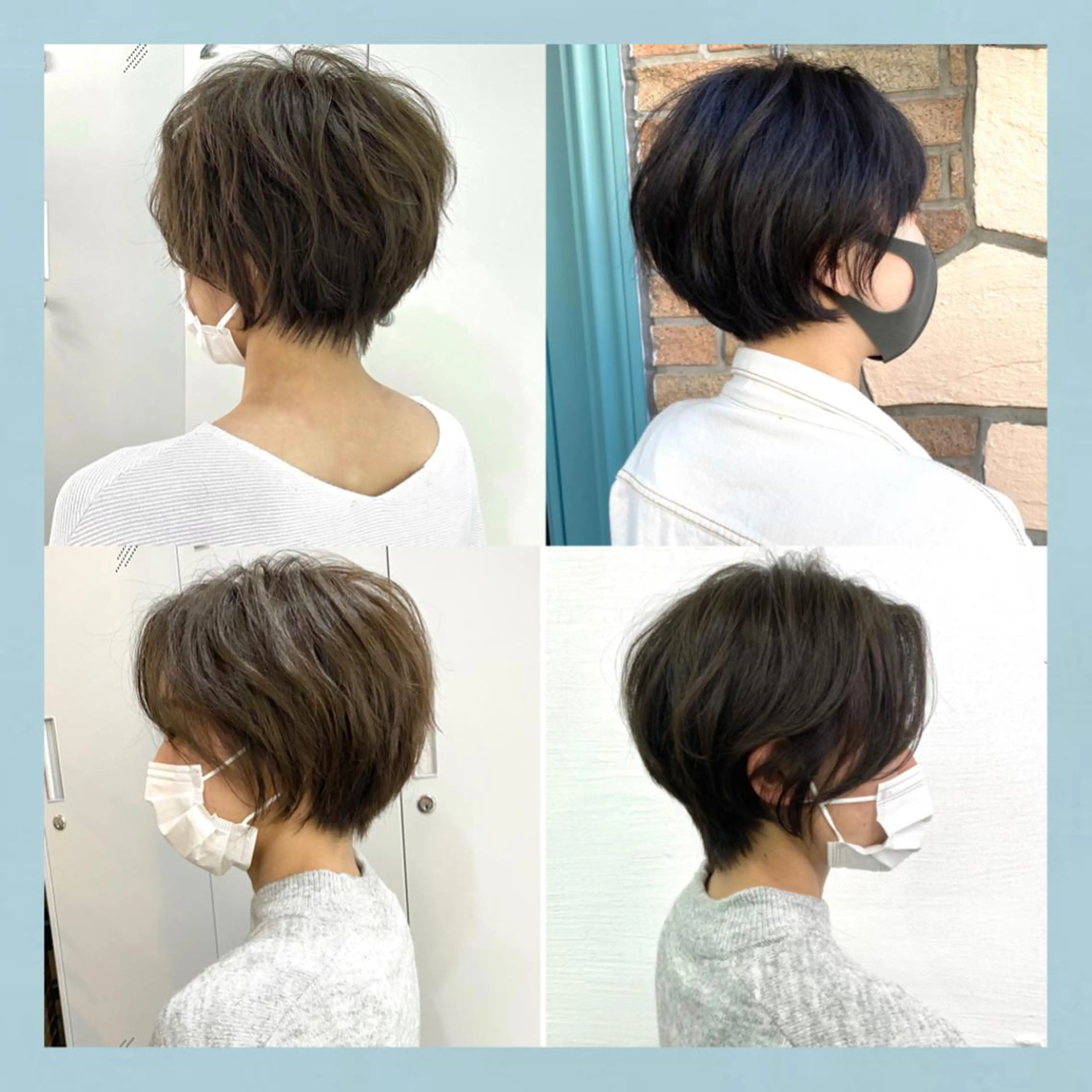 ショート ハンサムショート くびれヘア ハッシュカット タンバルモリ ムルギョル巻き サロウィン所属・K-POP好き美容師 🇰🇷Kai.Yのヘアスタイル