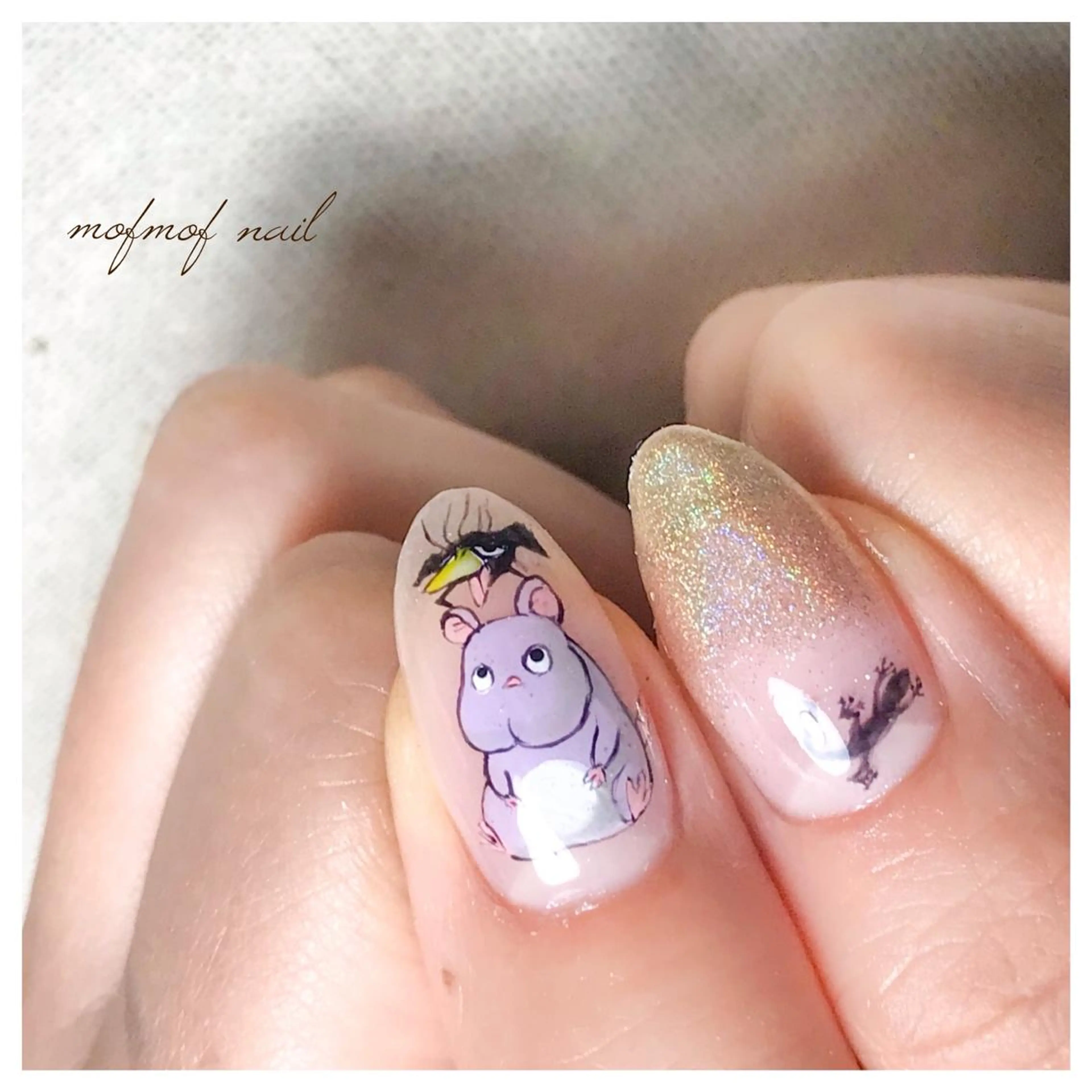 ネイル mofmofnail 🌿shimizuのネイルデザイン
