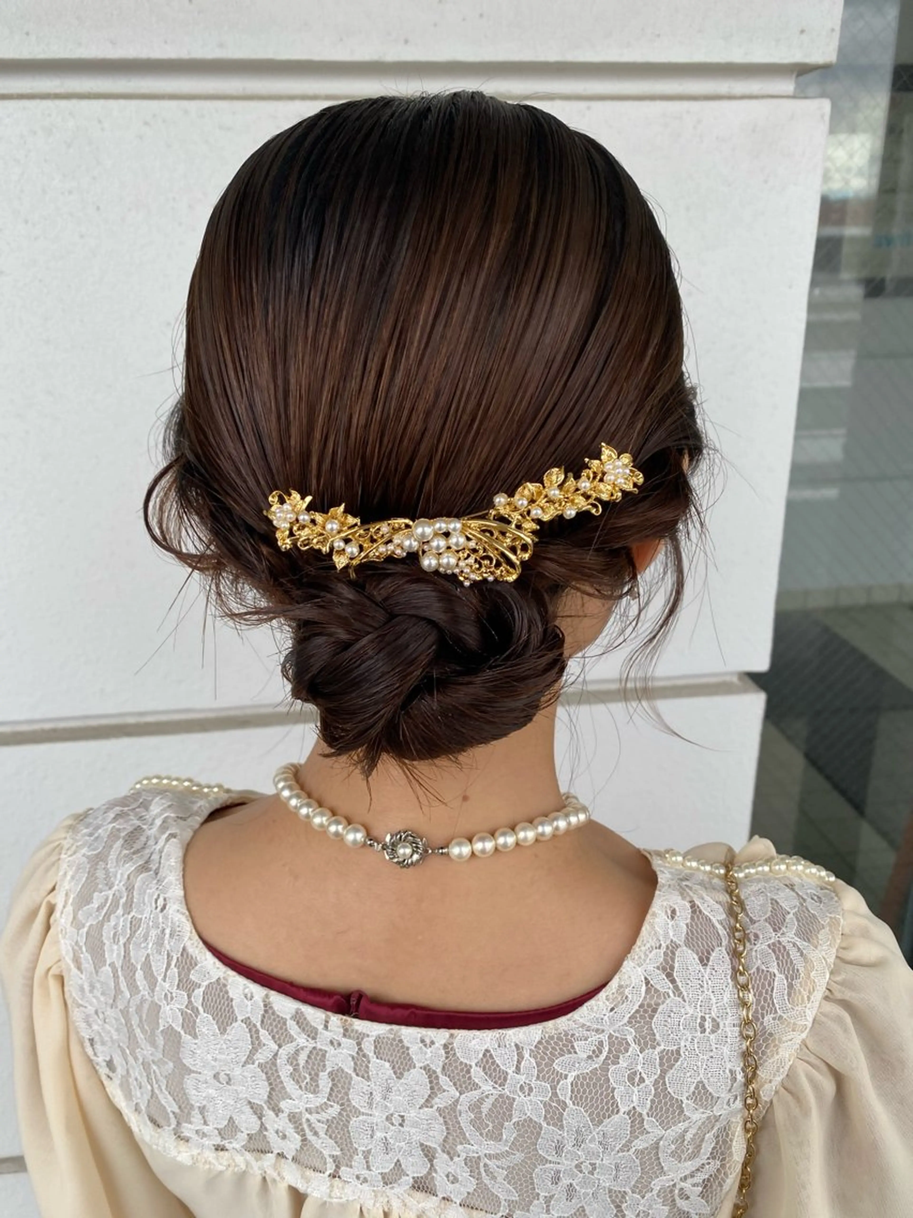 セミロング ヘアアレンジ ヘアセット 髪質改善特化🥣🫧 天神美容室のヘアスタイル