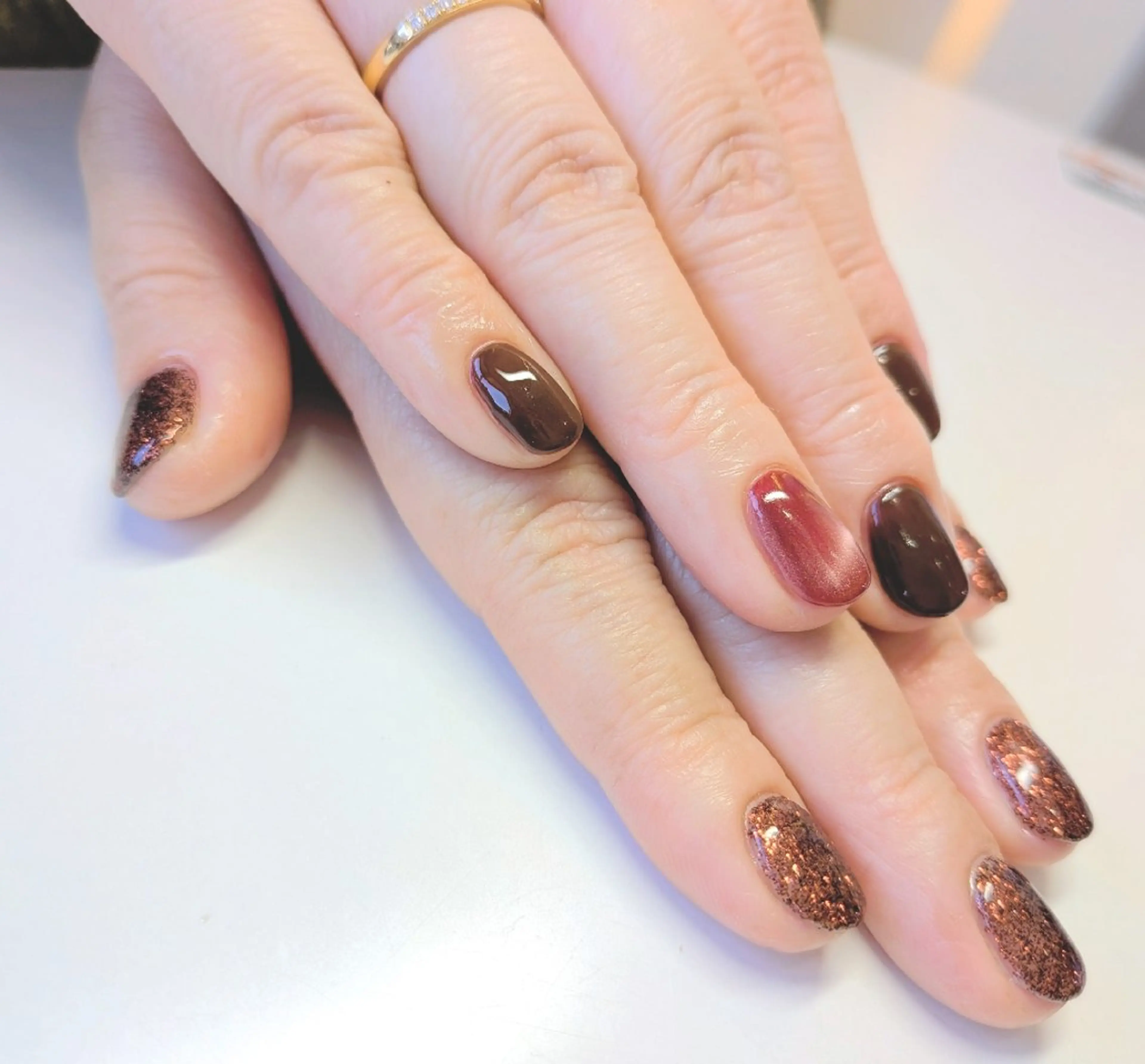 おすすめ！マグネットソフトジェルワンカラー💎オフなしの写真