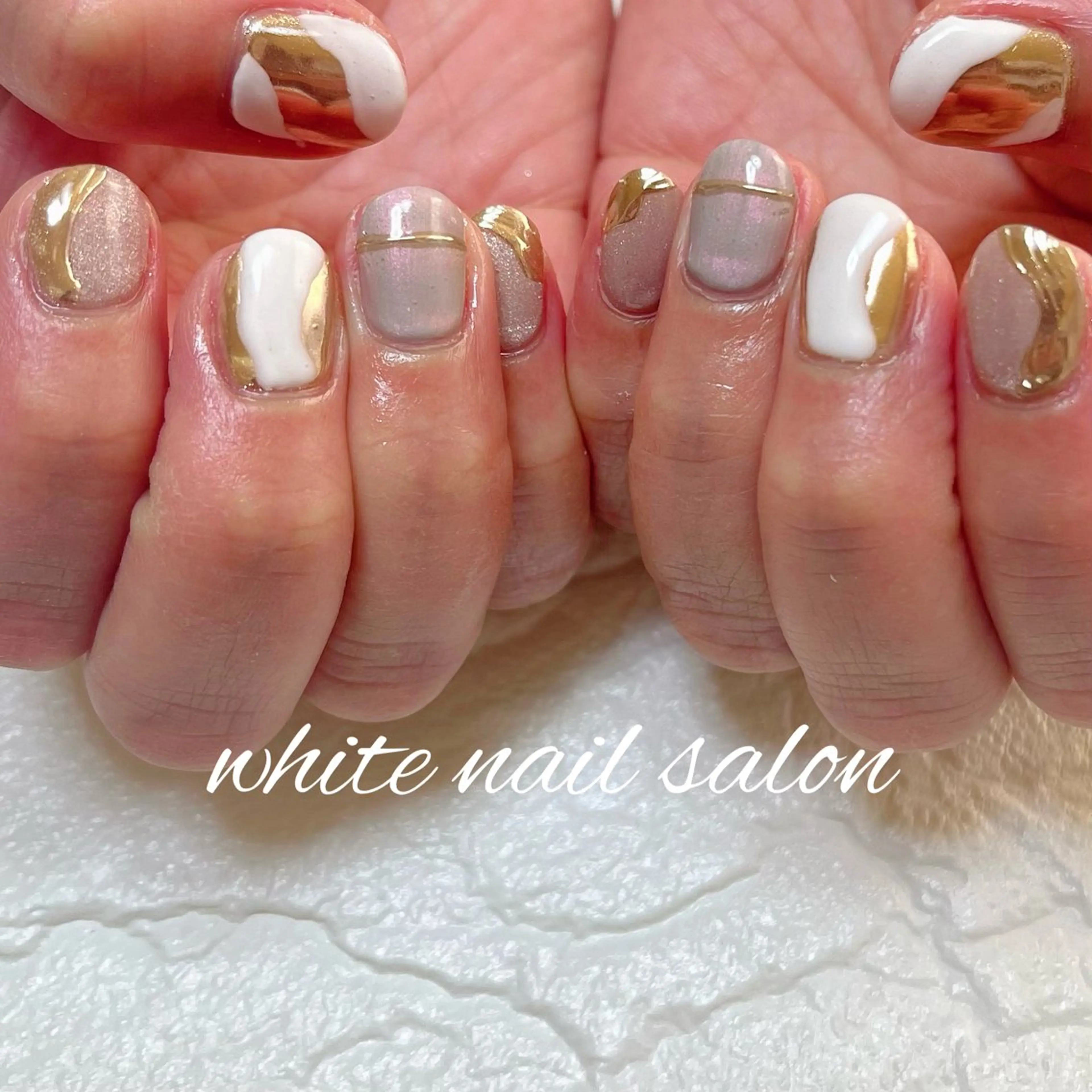 ネイル ハンドネイル white nail salonのネイルデザイン