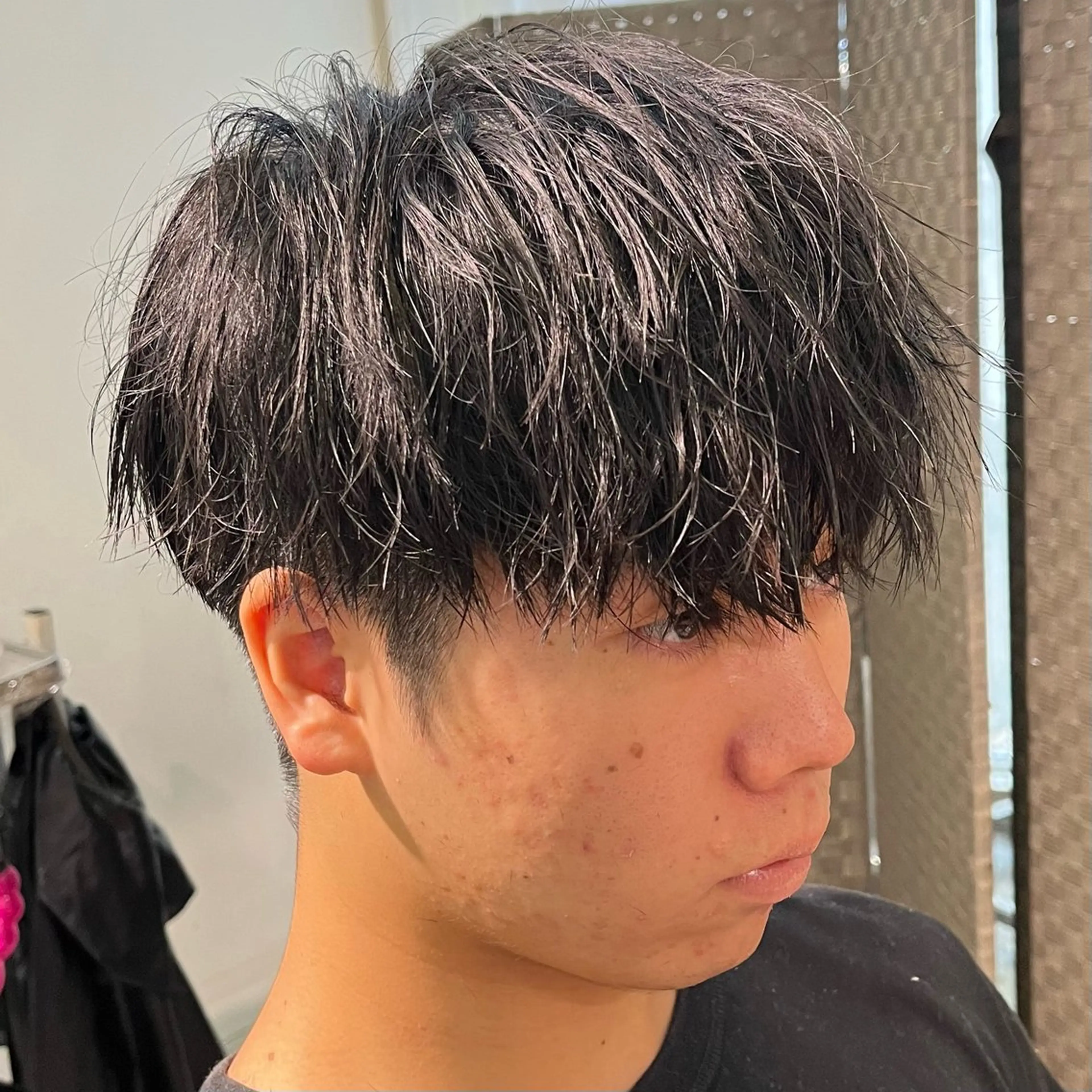 メンズ カット フェザーパーマ🌙 毛流れ yuzukiのヘアスタイル