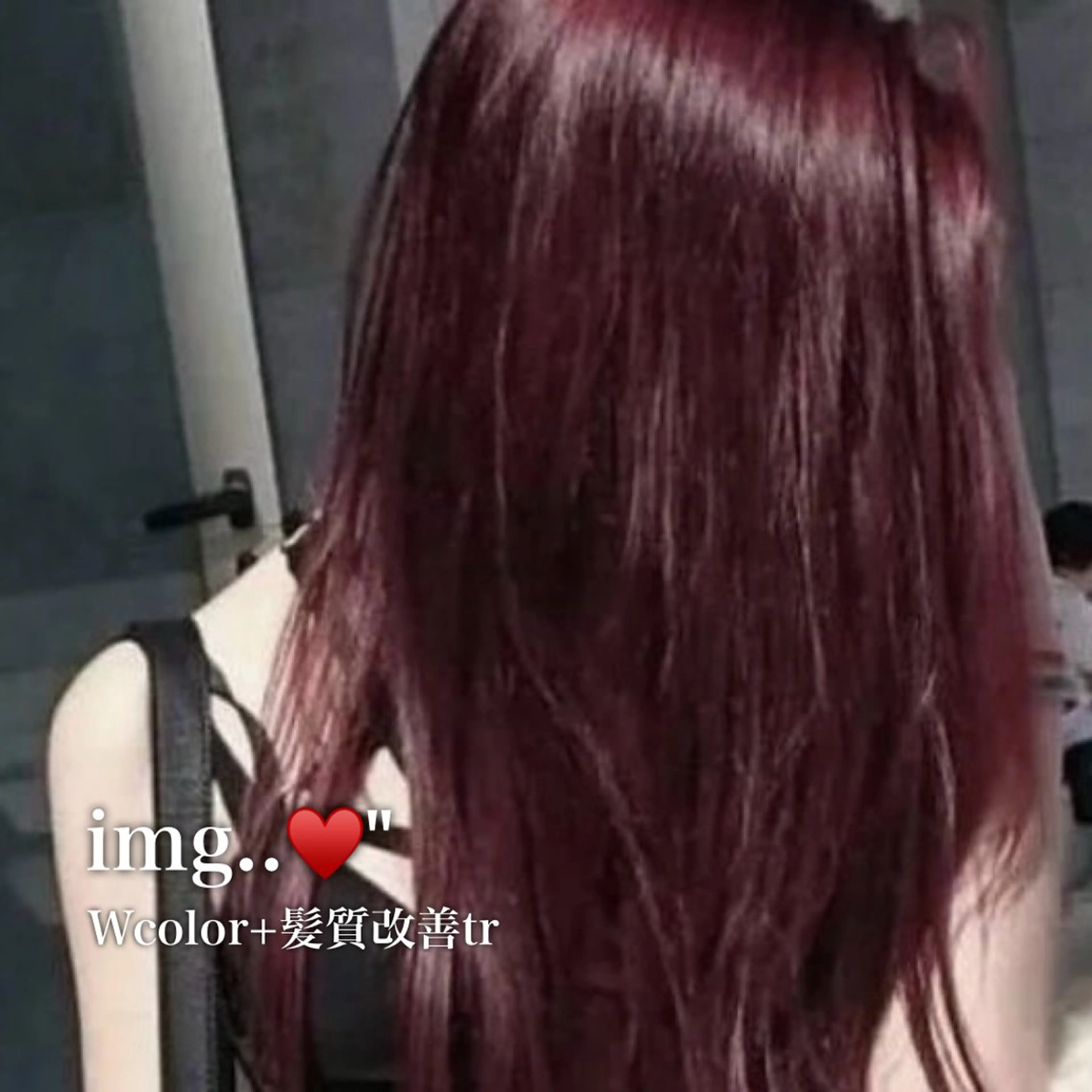 セミロング カラー モテ艶韓国ヘア 🤍りんのヘアスタイル