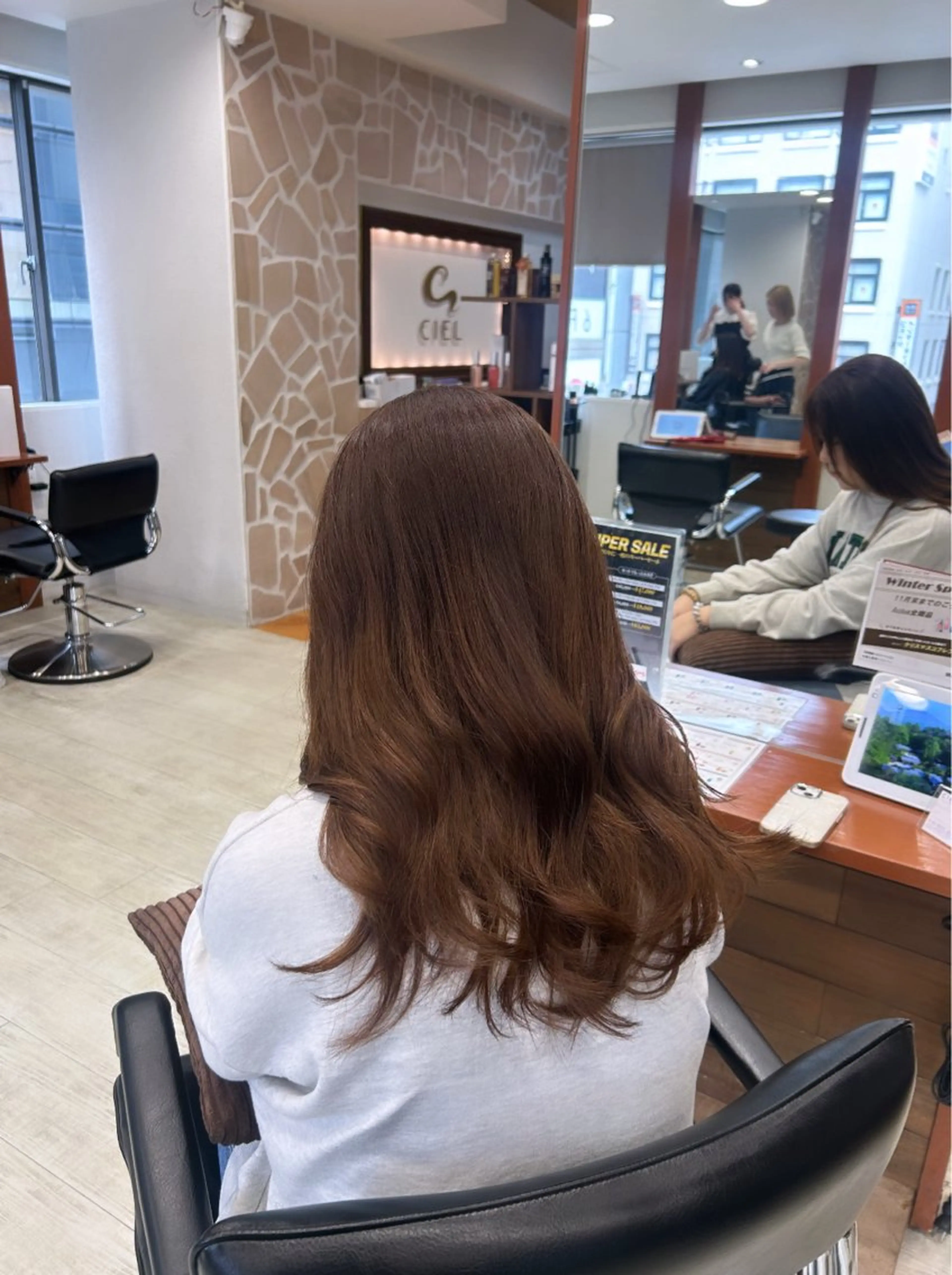 カラー ヘアカラー トリートメント CIEL 難波店所属・🎀透明感/レイヤ ー/Kotona🎀のヘアスタイル