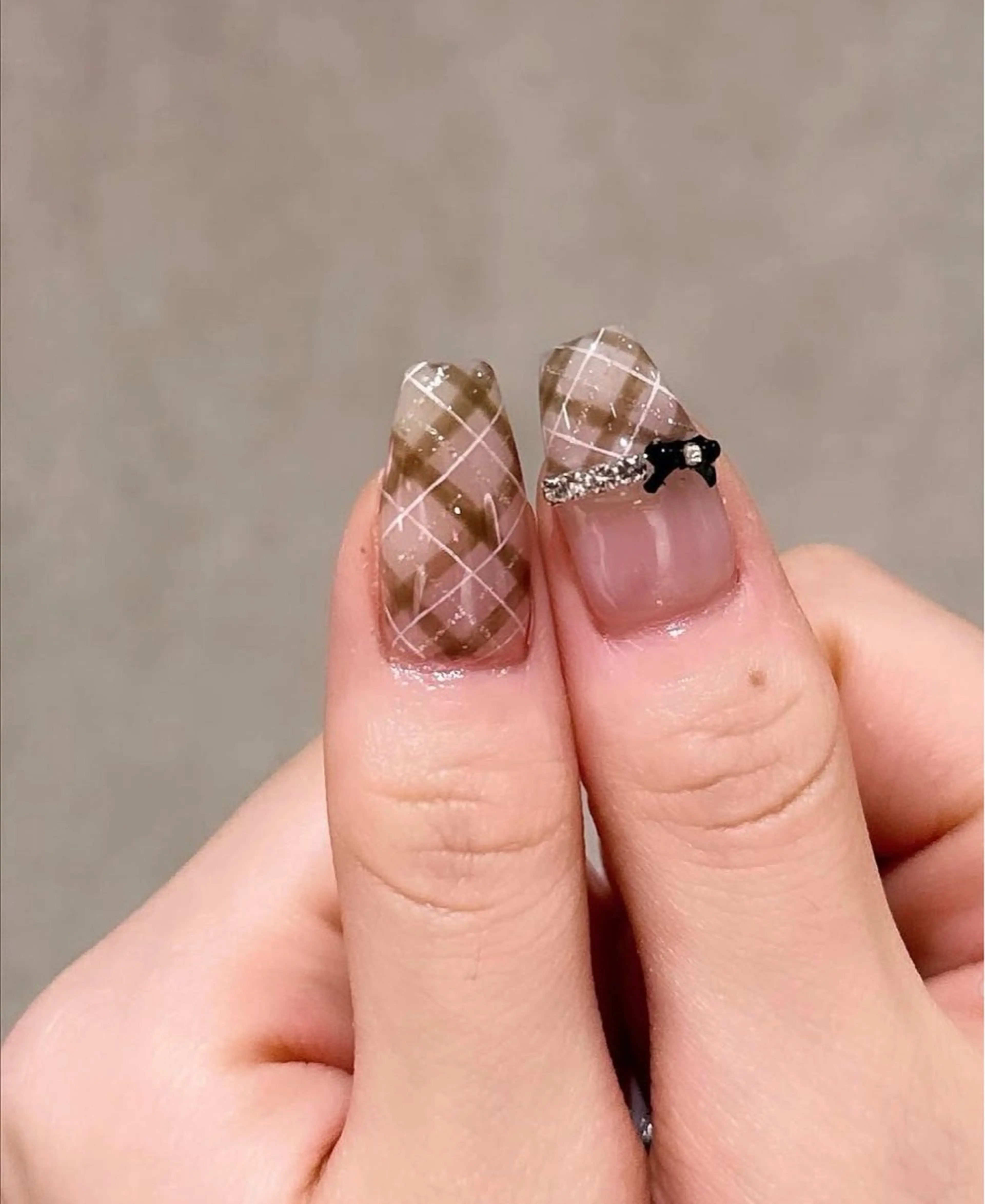 ネイル 韓国ネイル 持ち込み ニュアンスネイル ネイルチップ ハンドネイル ANA.CHUO 本川越店舗のネイルデザイン