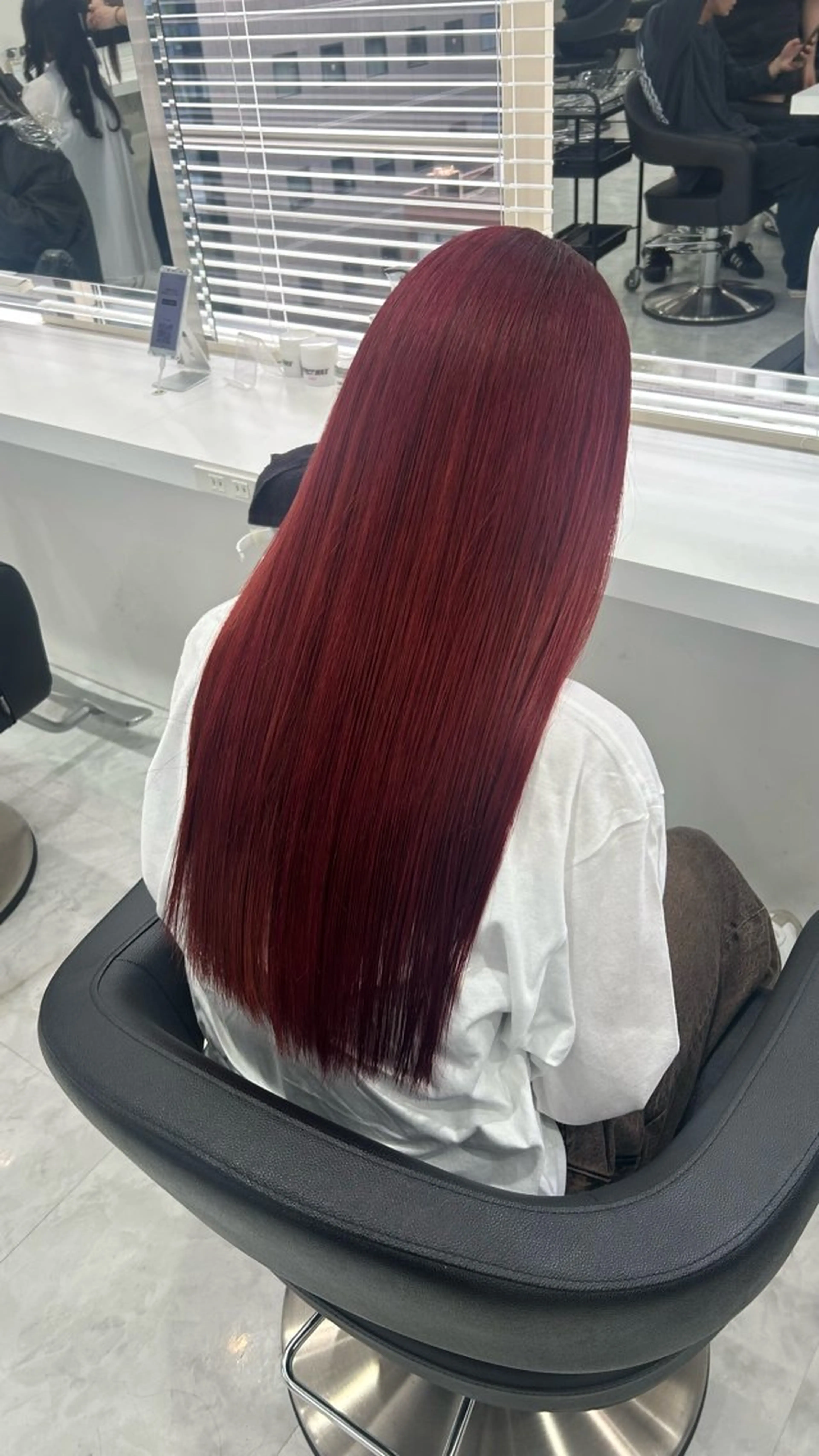 ロング カラー パーマ ヘアアレンジ メンズ キッズ ヘアカラー トリートメント 🩶盛れ✖️韓国ヘア 🩶Himari🎀のヘアスタイル