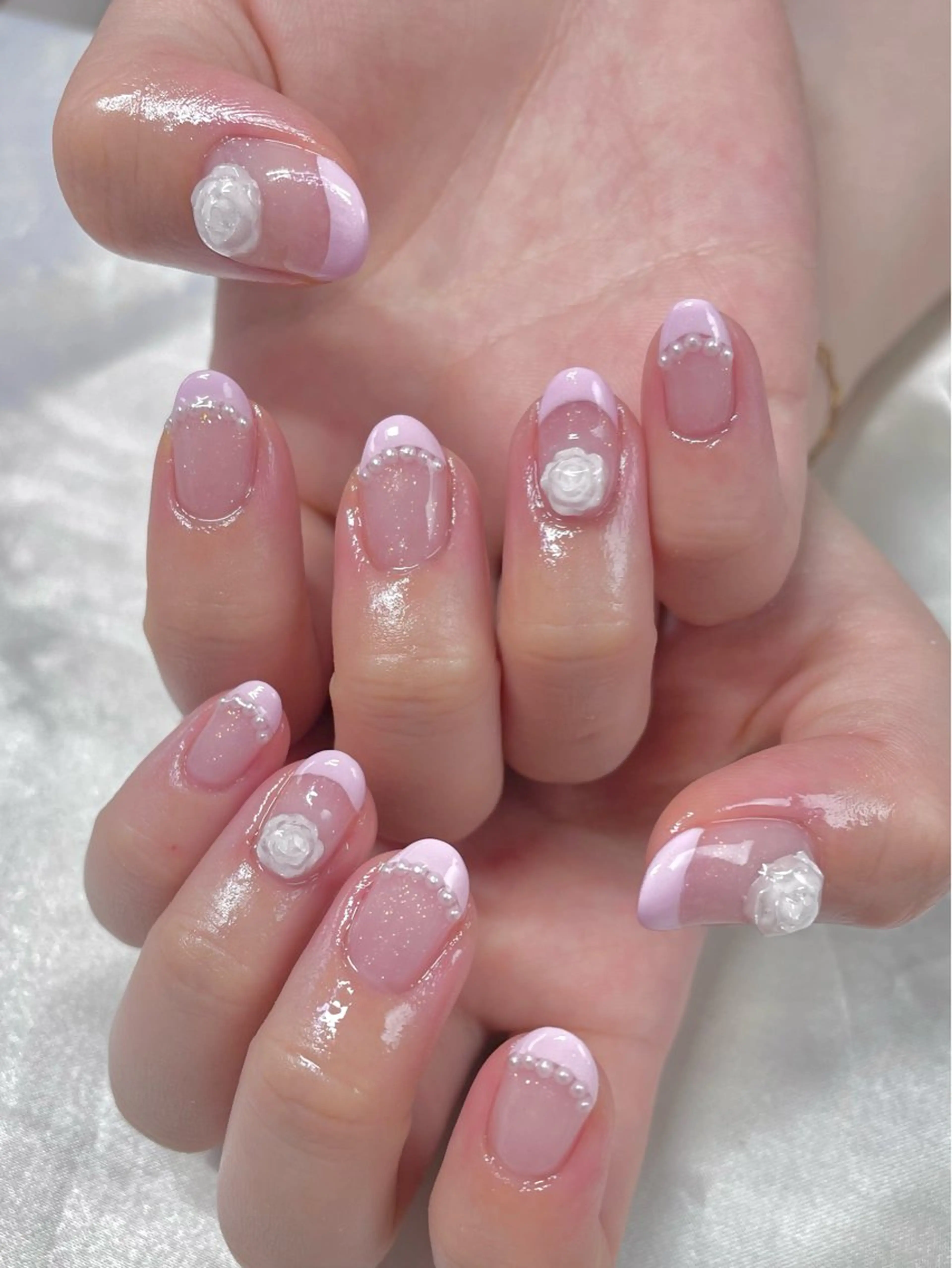 ネイル 長さ出し ハンドネイル RUMI nailのネイルデザイン