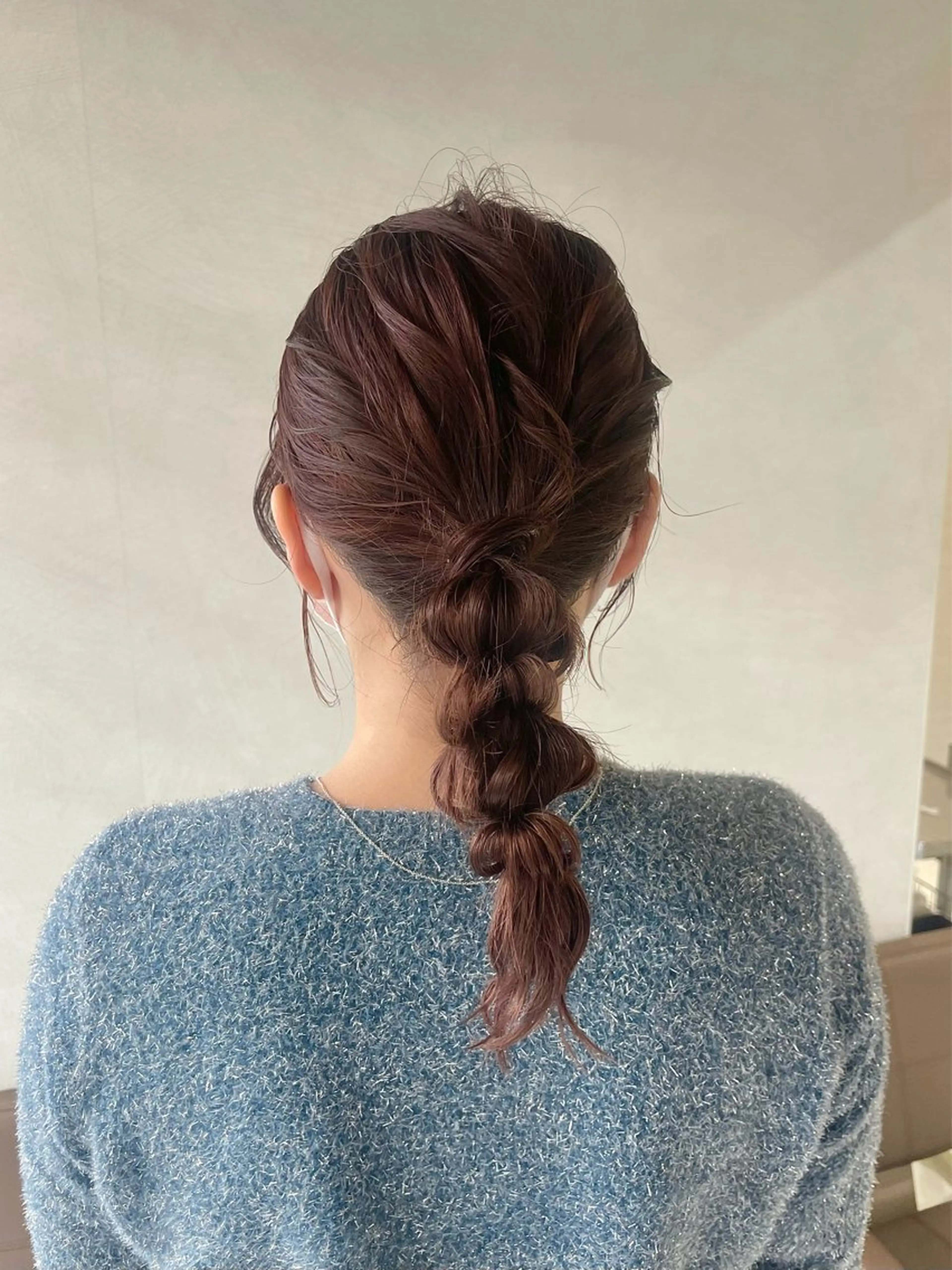 ヘアアレンジ 結婚式・ブライダル ヘアセット 韓国/透明感カラー さなのヘアスタイル