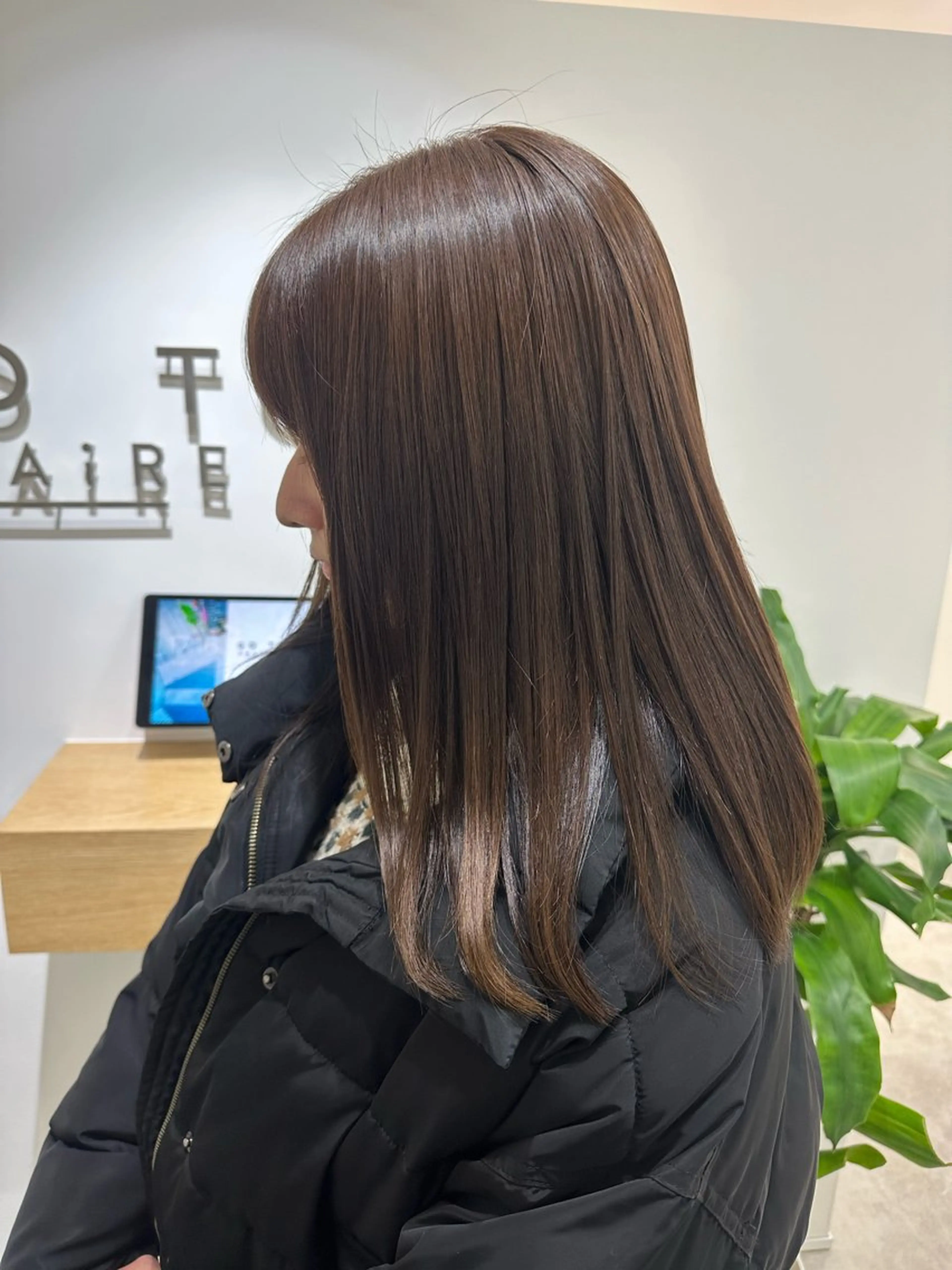 セミロング カラー カット ヘアカラー トリートメント ヘアセット/艶カラー 💐nao.のヘアスタイル