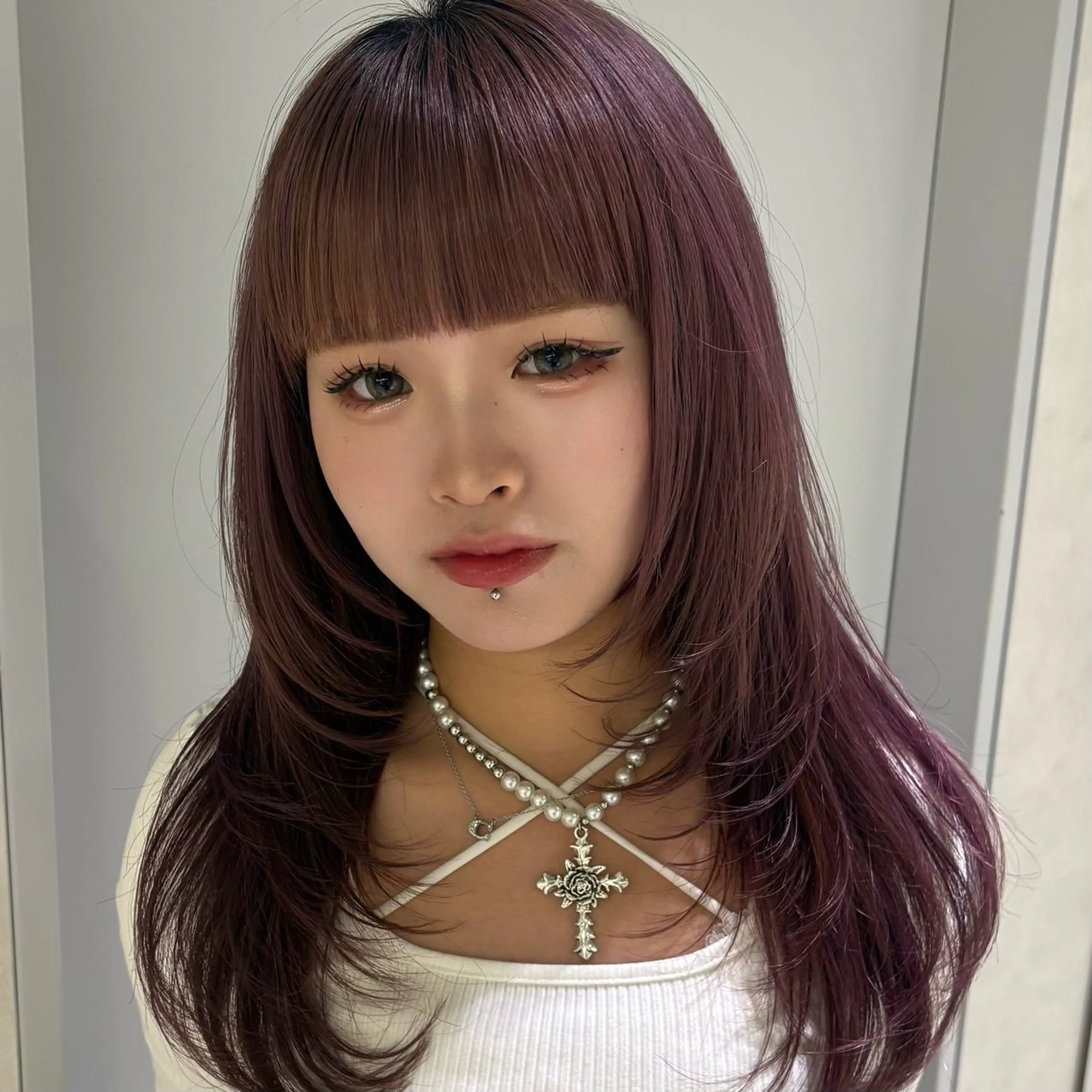 セミロング モデル募集中/西梅田 かえで🎀のヘアスタイル