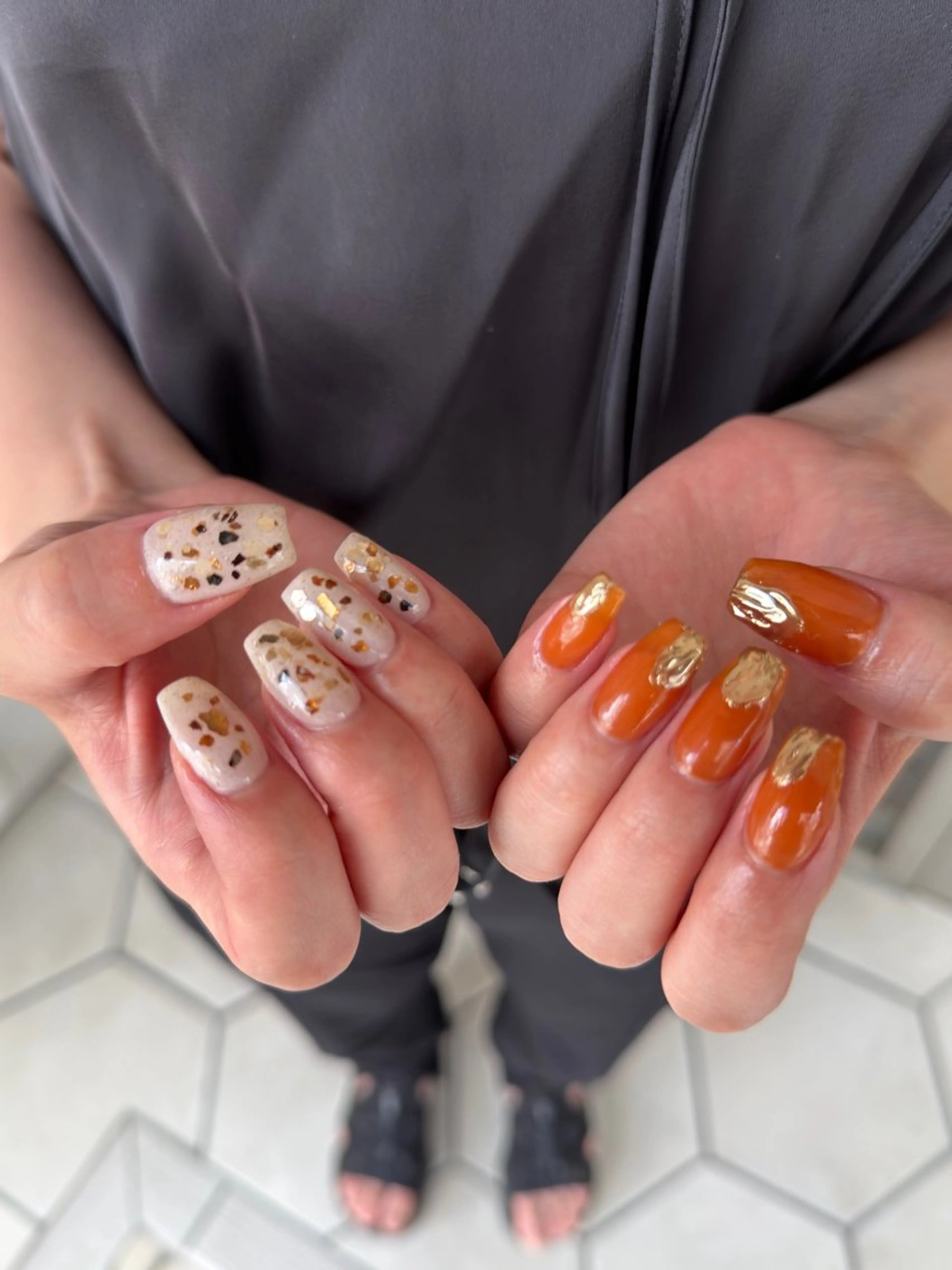 ネイル ハンドネイル nalu🐚 京橋｜Rommyのネイルデザイン