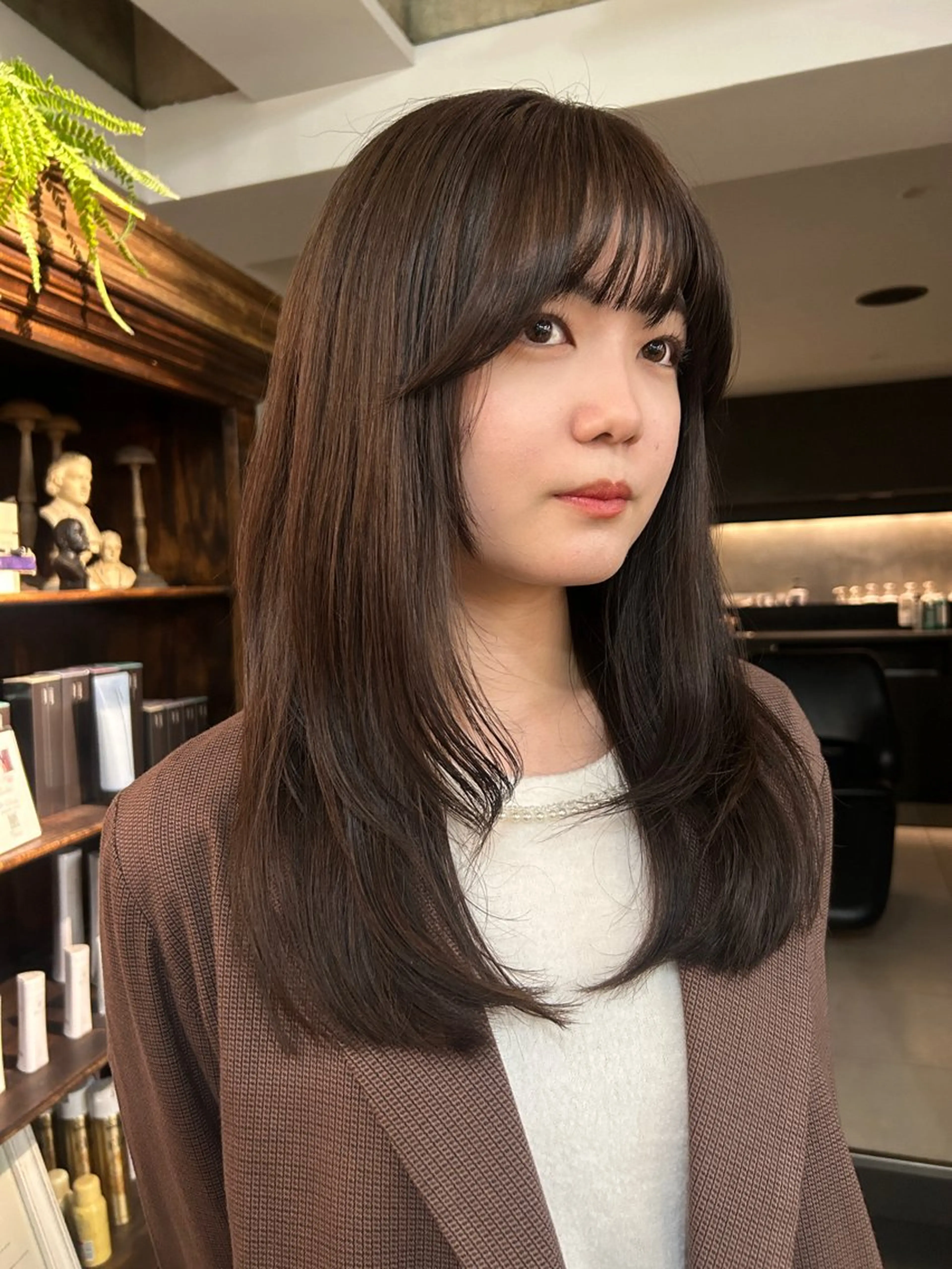 セミロング カラー カット ヘアカラー トリートメント デザイン/アレンジ ❤︎イシイレイのヘアスタイル