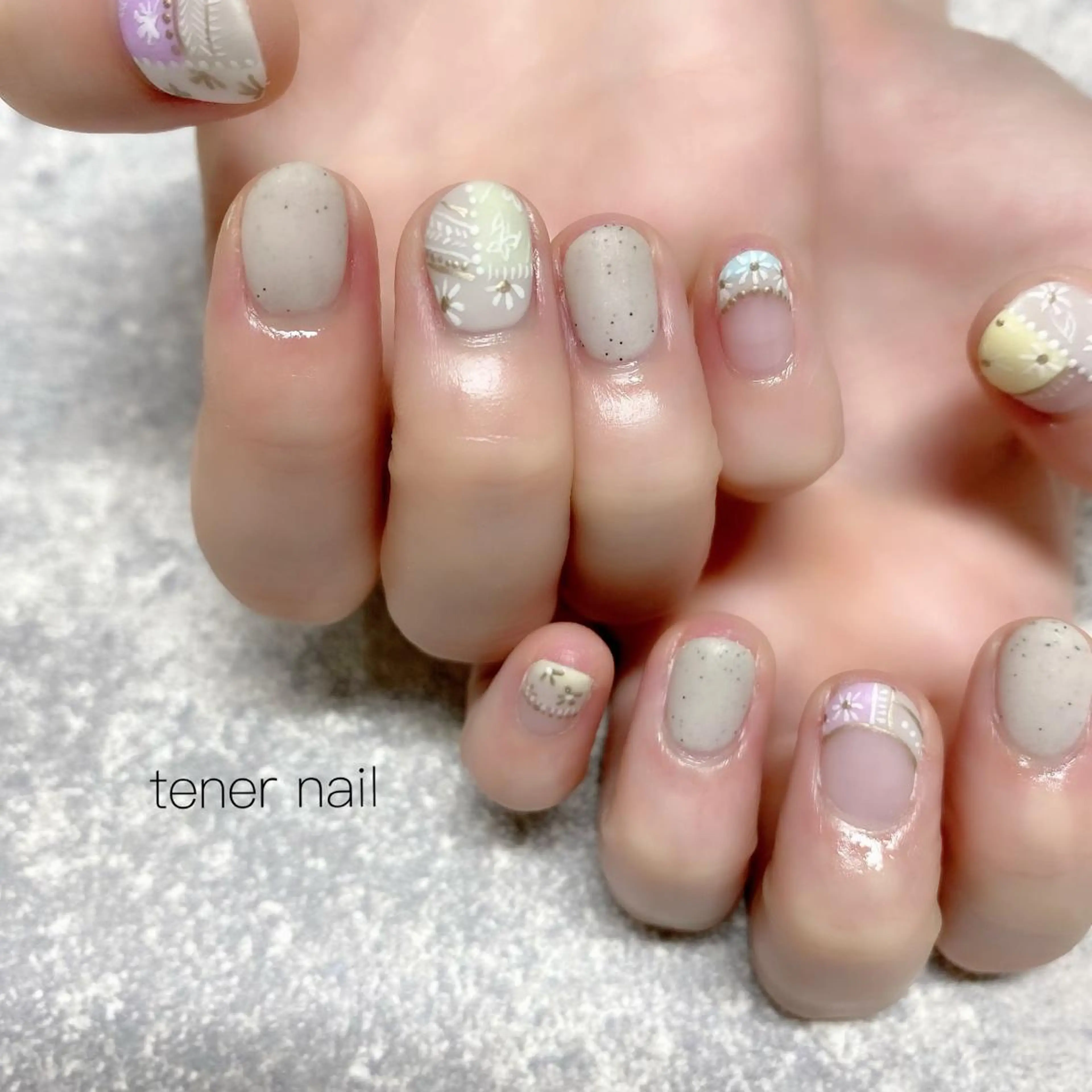 ネイル マットネイル tener  nail  テネルネイル所属・テネルネイル tener nailのネイルデザイン