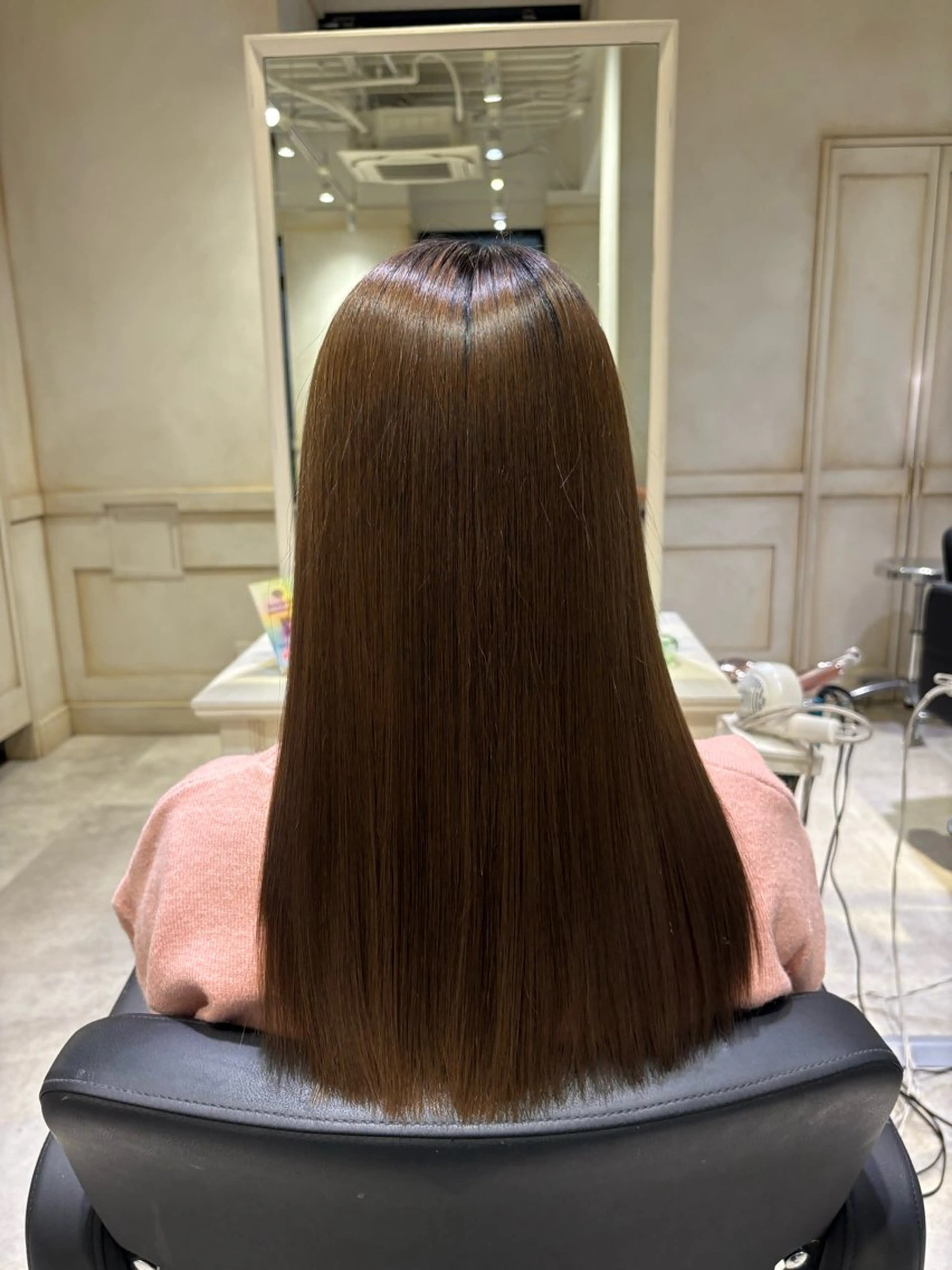 ロング 縮毛矯正 トリートメント 🟠髪質改善縮毛矯正 刑部一哉🟠のヘアスタイル