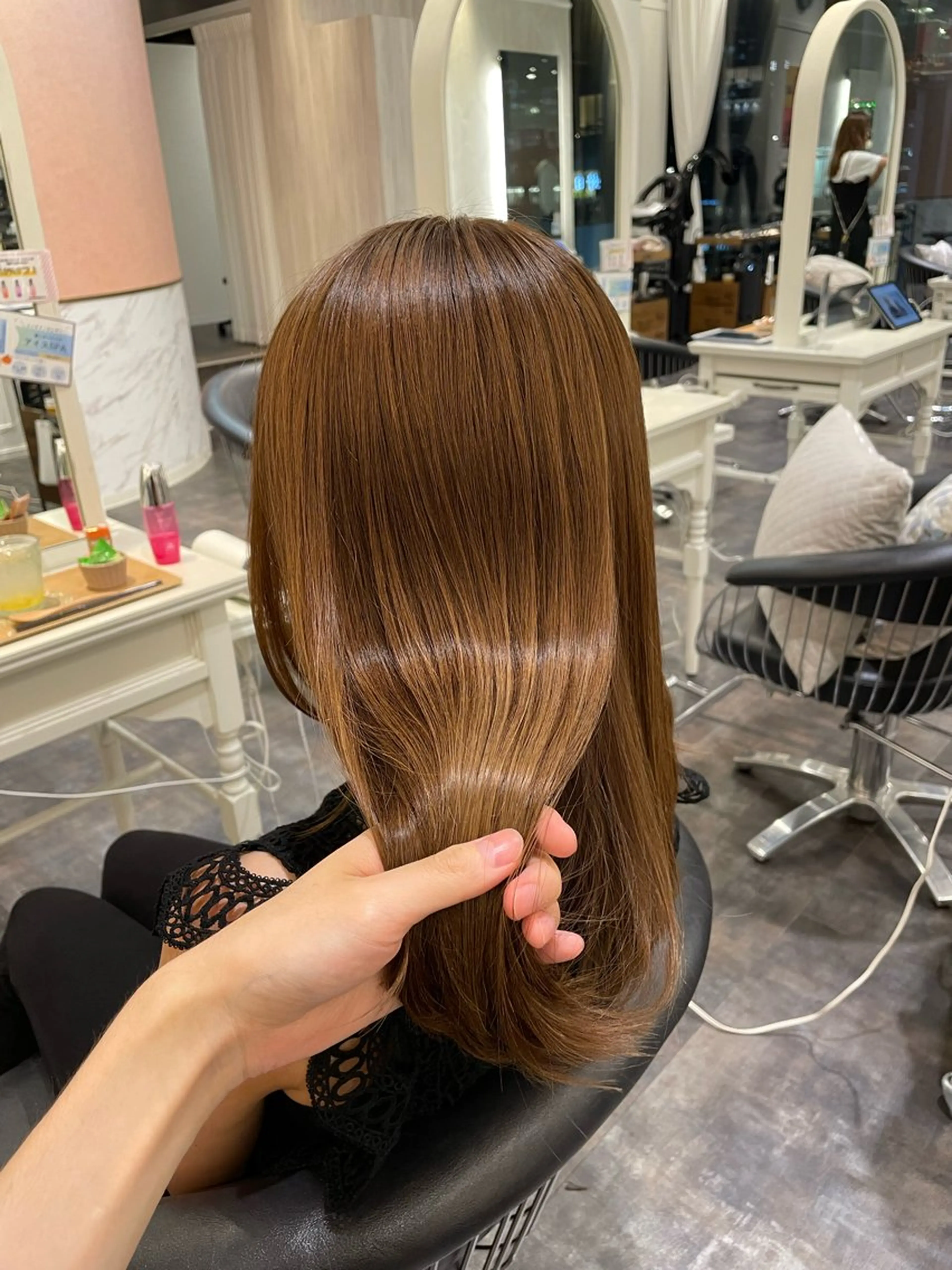 ロング カット ヘアカラー トリートメント 大晦日空きあり/梅田 赤み消し/鈴木将大のヘアスタイル