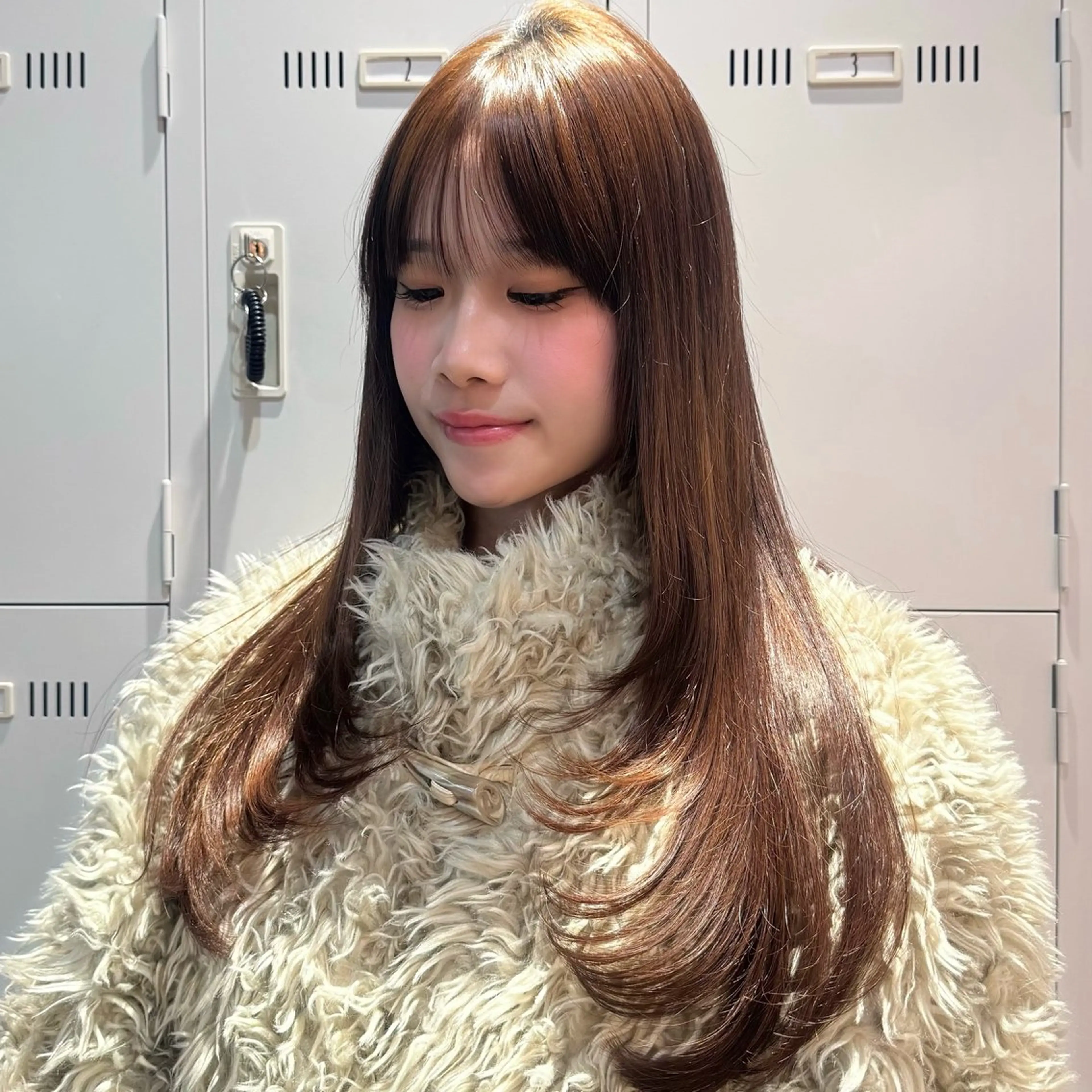 ロング レイヤーカット ヘアカラー sia所属・Nene Murakamiのヘアスタイル