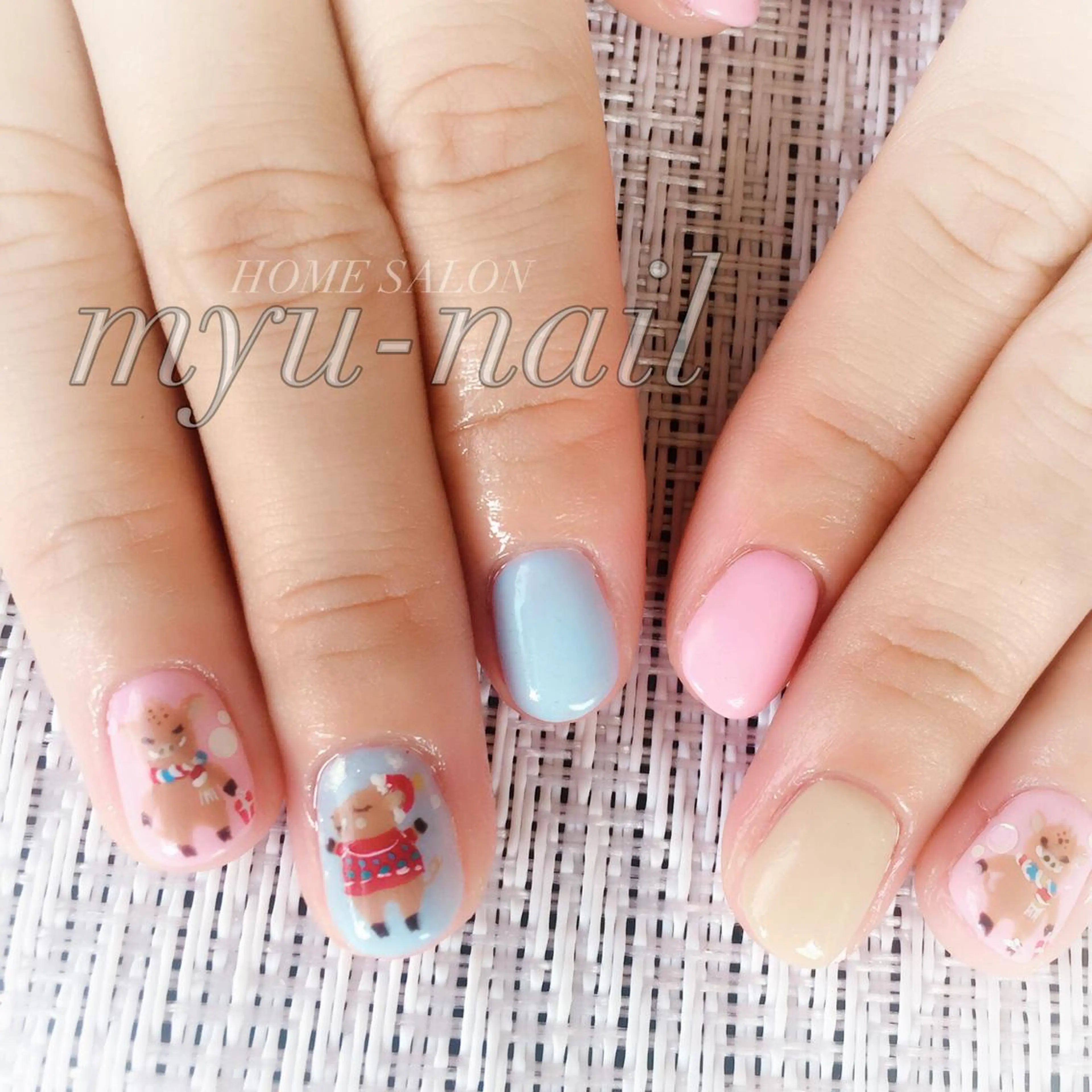 ネイル ハンドネイル ホームサロン myu-nailのネイルデザイン