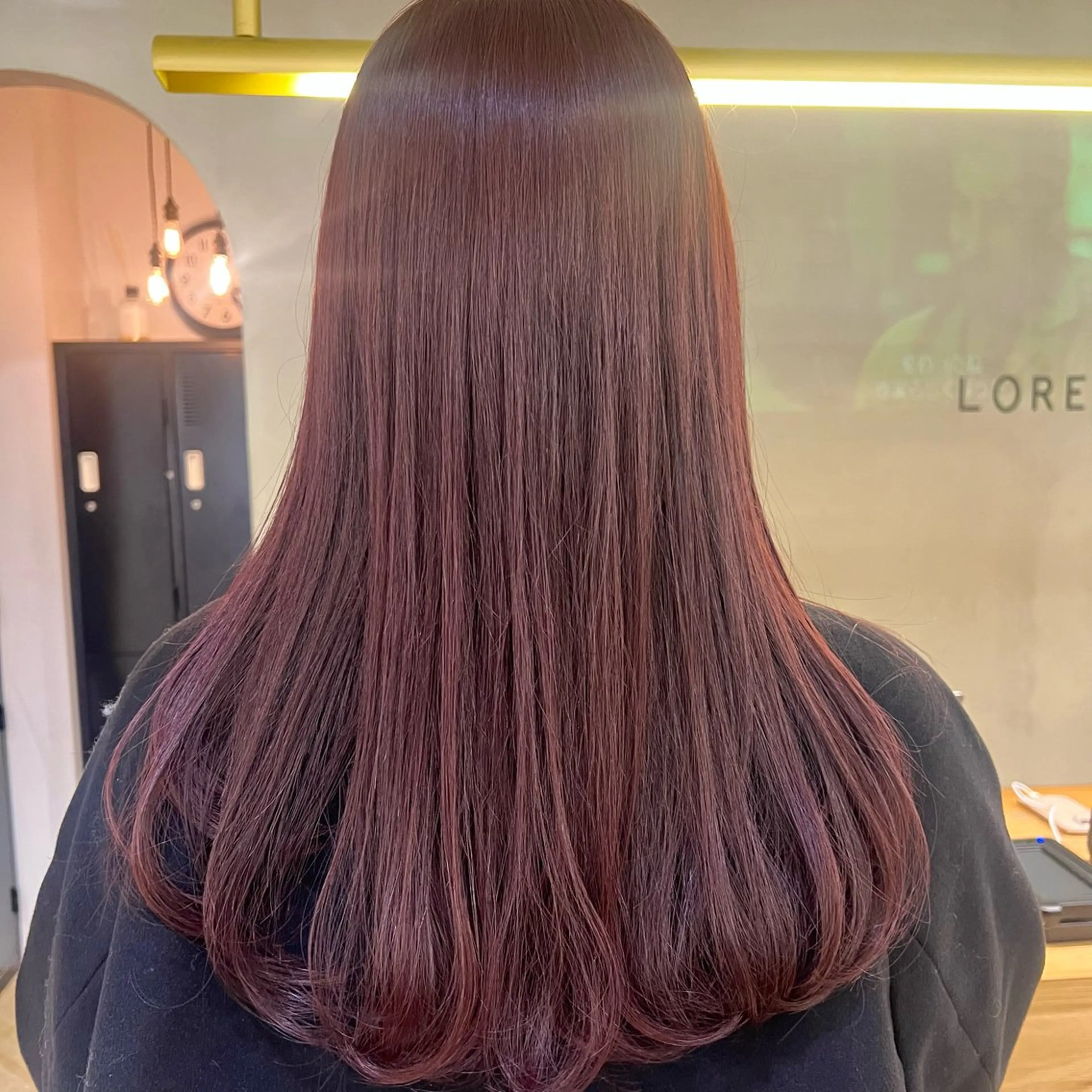 ロング カラー ヘアカラー トリートメント レイヤーカット/暖色 カラー/mao🎀のヘアスタイル