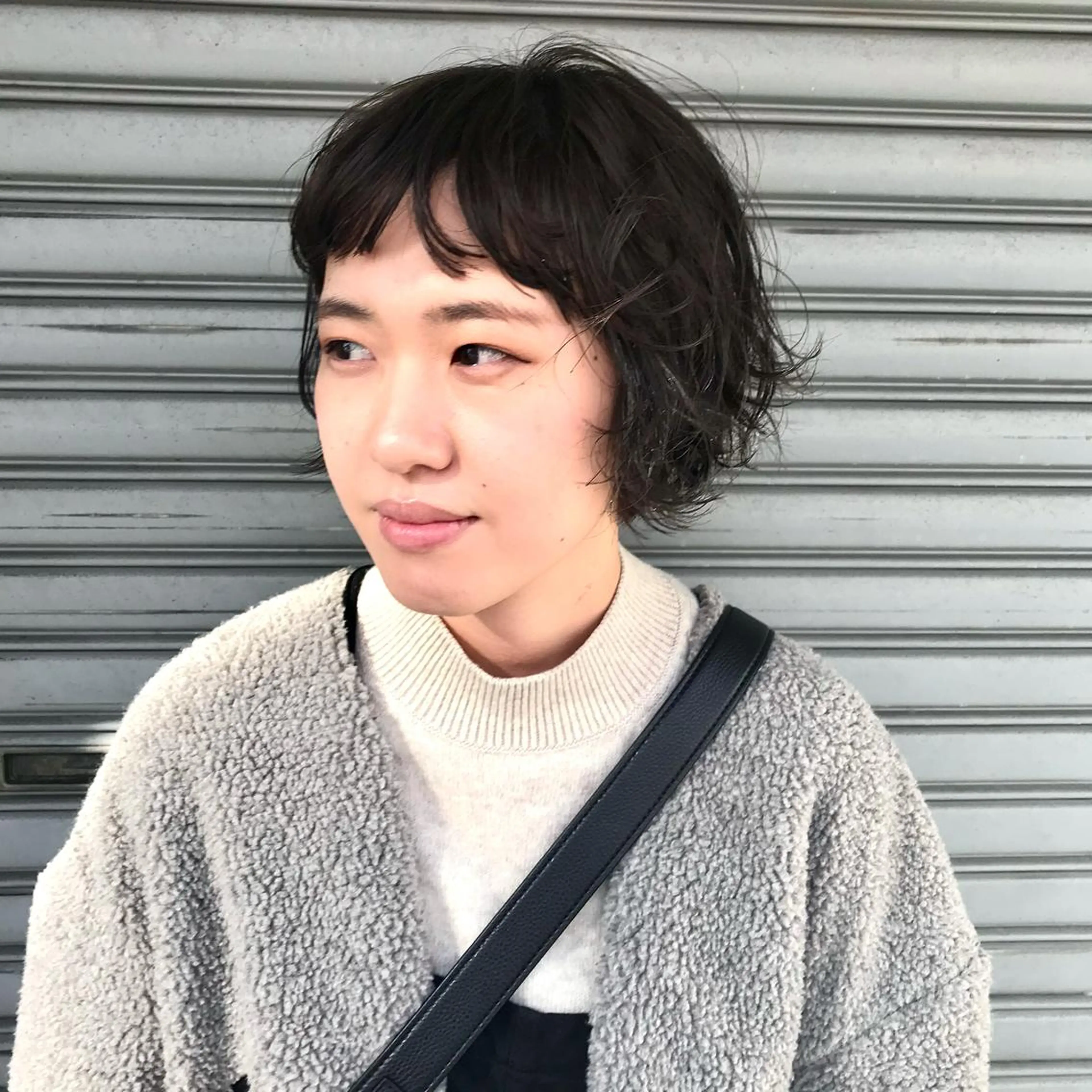 ショート カラー パーマ ショートボブ ボブ ショートヘア tatsumi/ボブ ウルフ/レイヤーのヘアスタイル