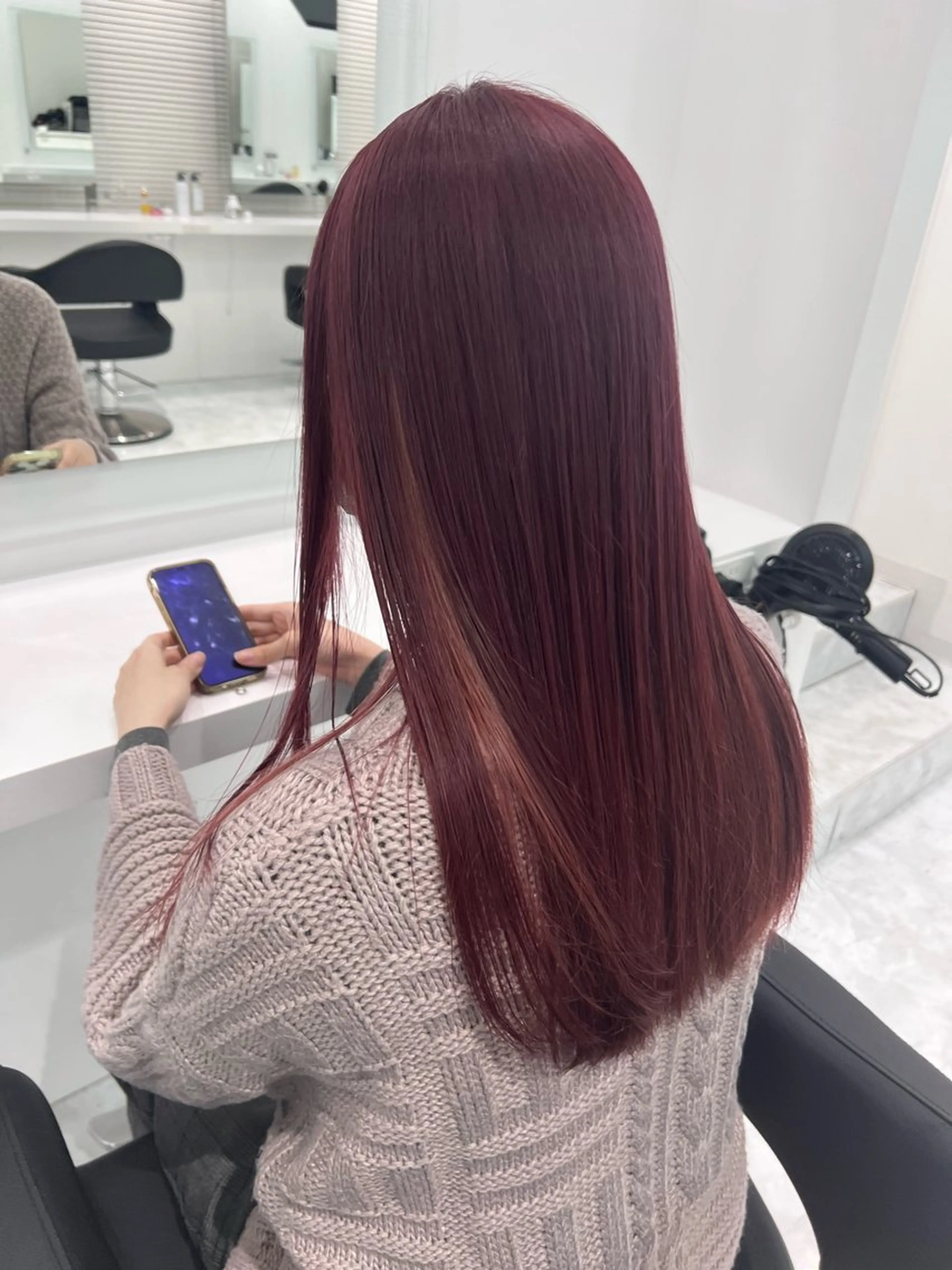 ロング カラー ♡艶髪ブラウン himi♡のヘアスタイル